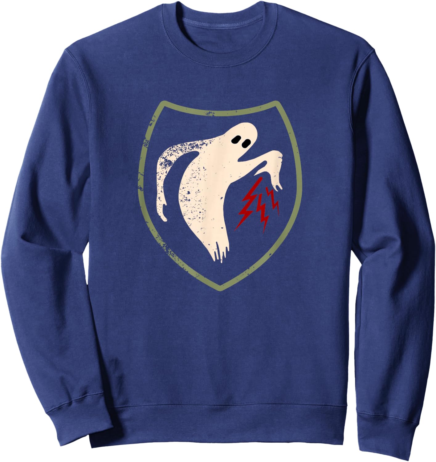 WWII Vintage Ghost Army World War 2 Ghost Army Sweatshirt - Sweatshirt | Navy