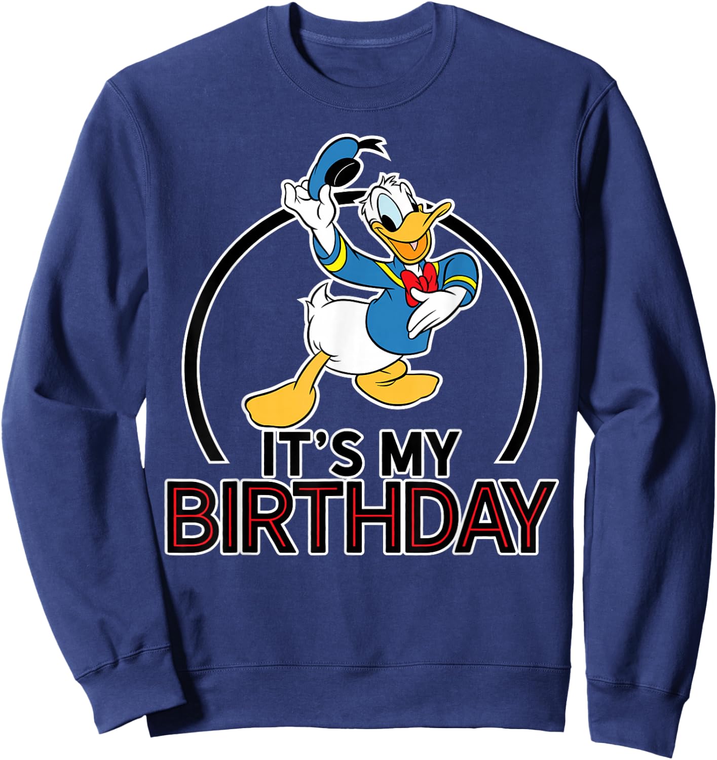 Disney - My Birthday Donald Sweatshirt - Sweatshirt | Navy