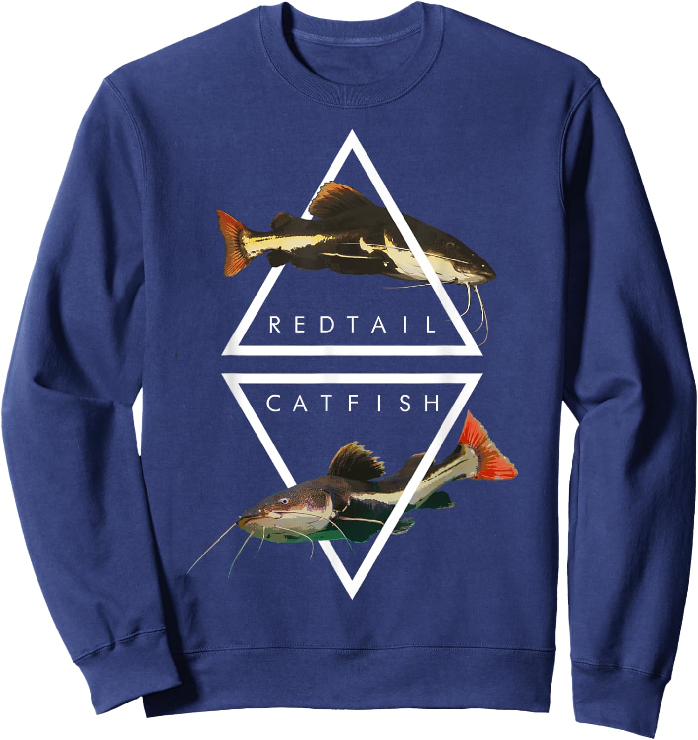 Redtail Catfish Water Change Monster Fish Sweatshirt - Sweatshirt | Navy
