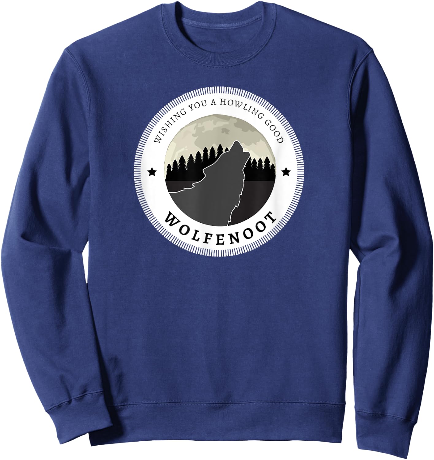 Wolfenoot Shirt Spirit of the Wolf Shirt Gift Sweatshirt - Sweatshirt | Navy