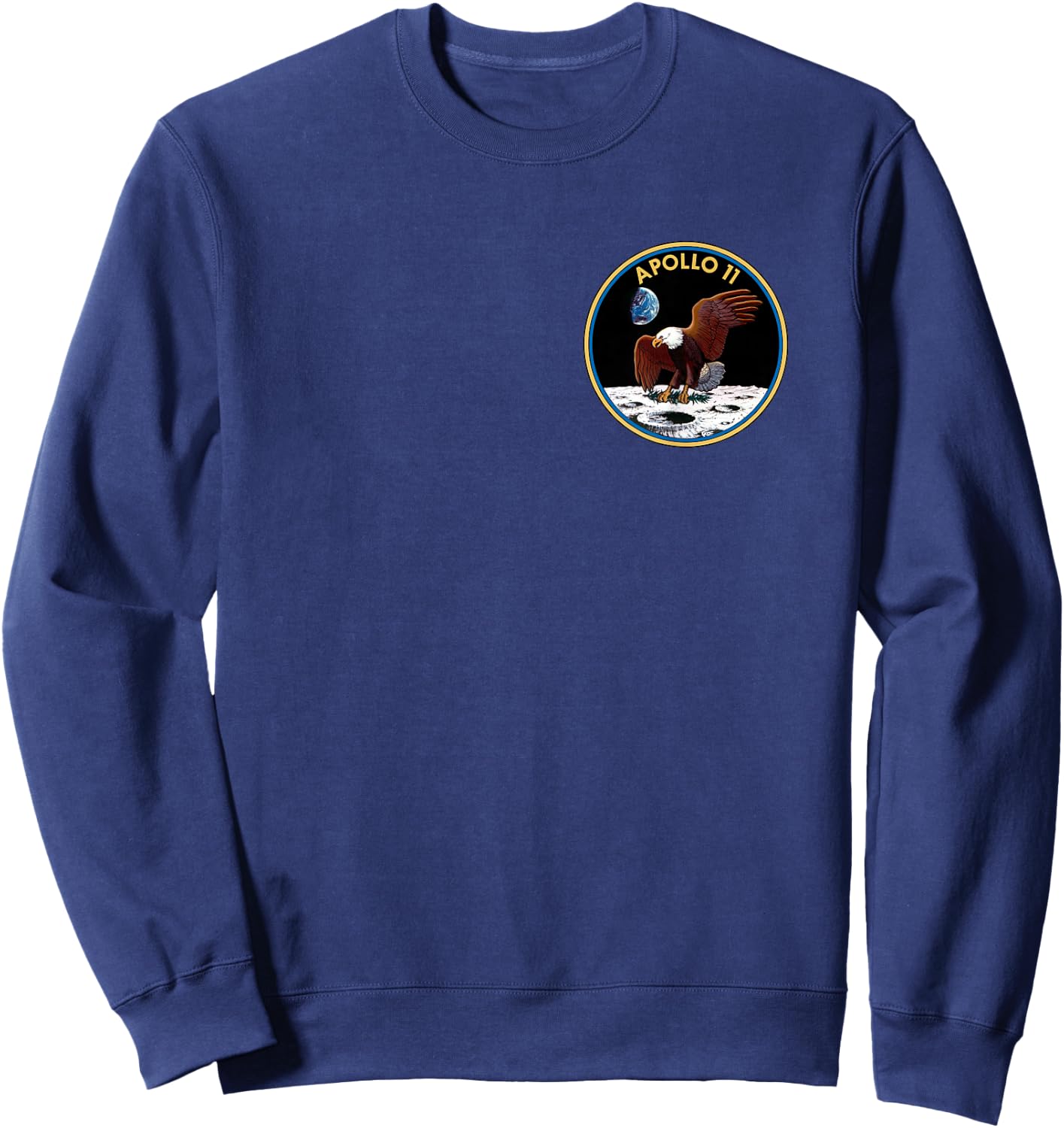 Apollo 11 - Apollo's 50th Anniversary - Pocket Logo Sweatshirt - Sweatshirt | Navy