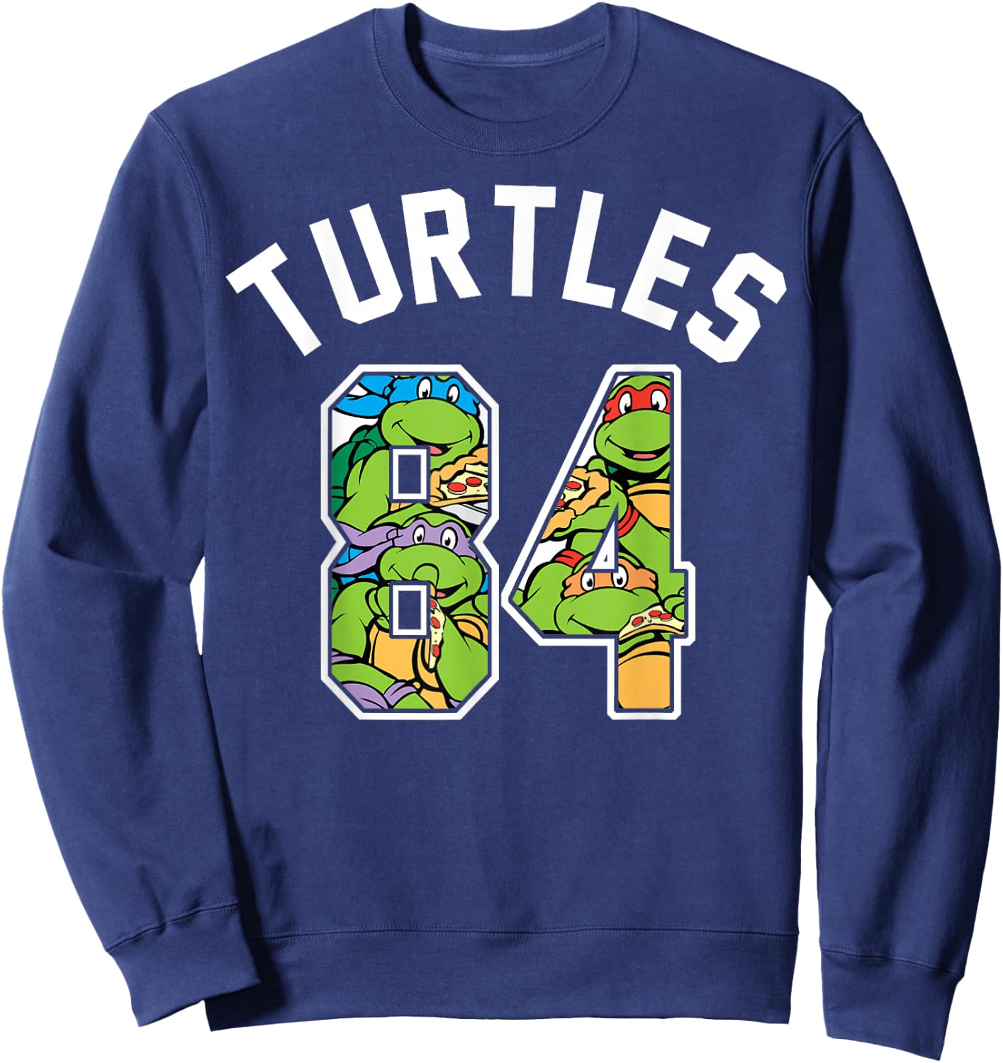 Teenage Mutant Ninja Turtles 84' Group Collage Sweatshirt - Sweatshirt | Navy