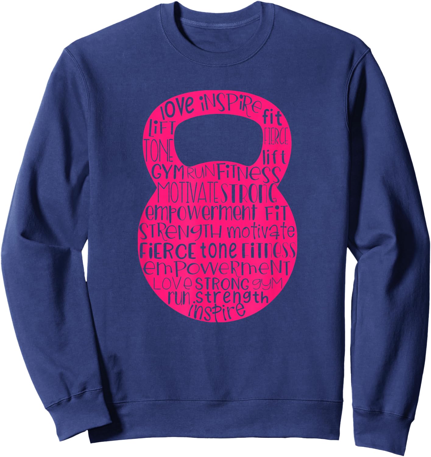 Inspiring Kettle Bell Sweatshirt - Sweatshirt | Navy