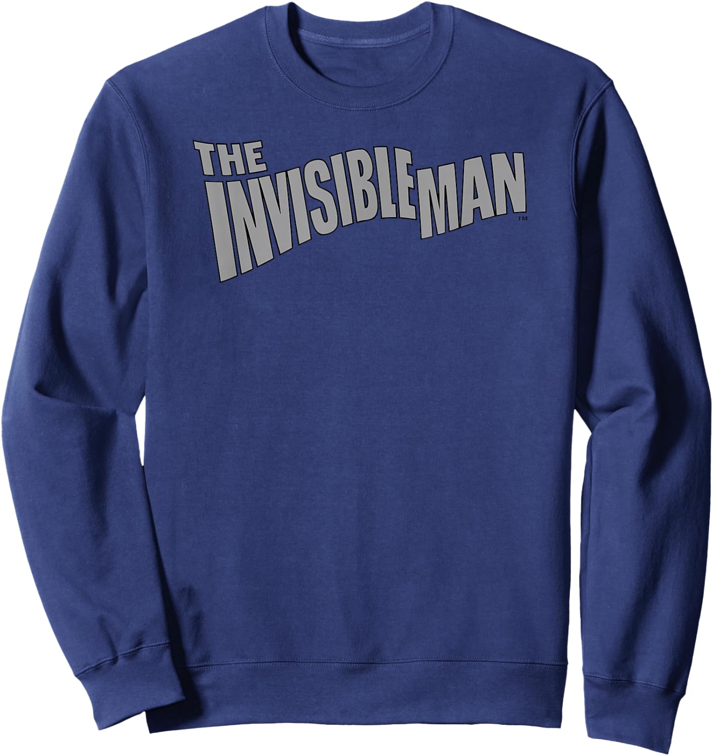 The Invisible Man Original in Grey Font Sweatshirt - Sweatshirt | Navy