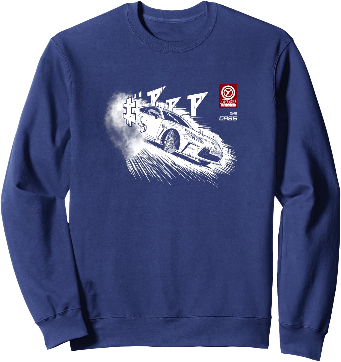 Manga ZN8 GR86 Drifting FA24 JDM Sweatshirt - Sweatshirt | Navy