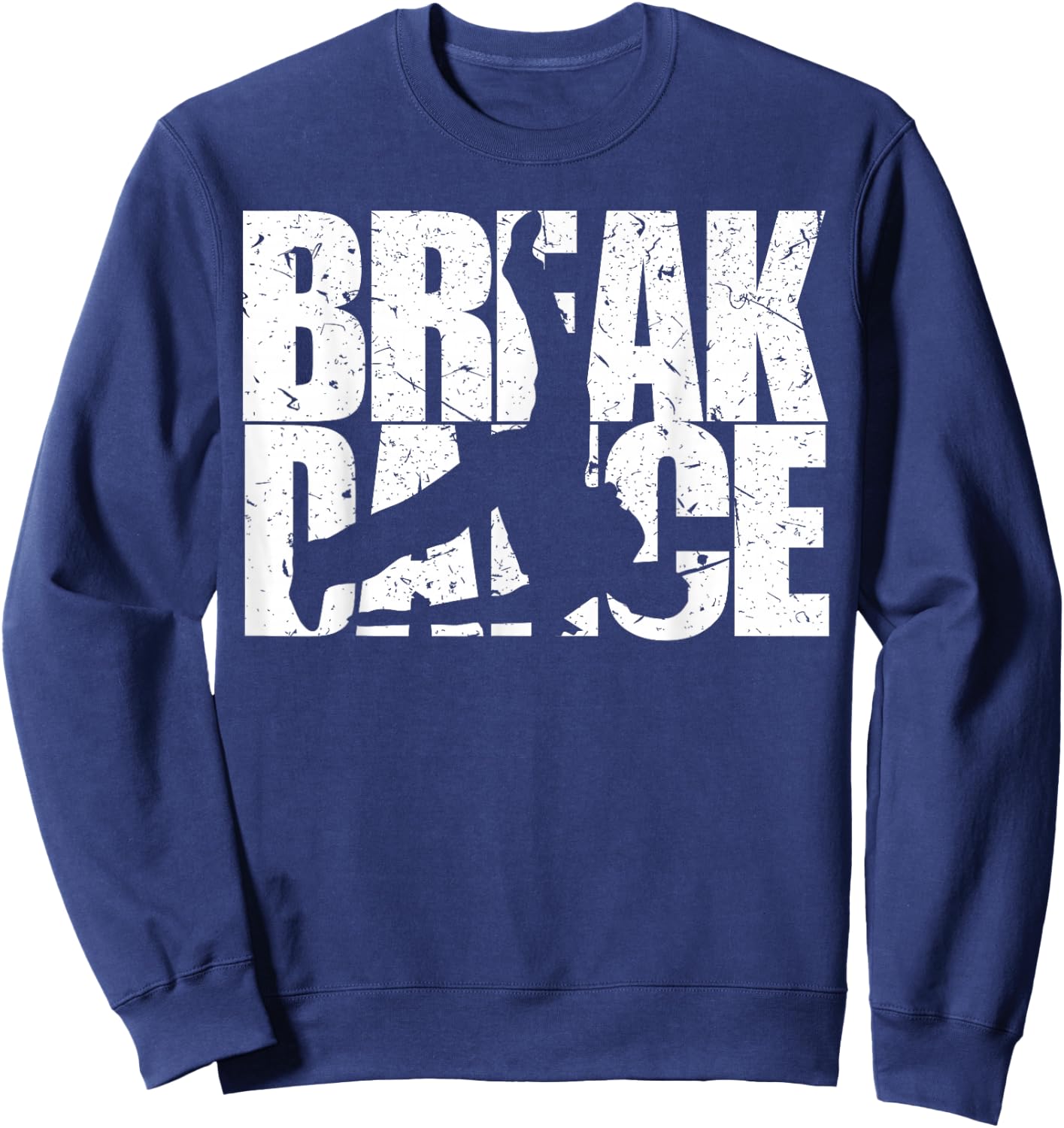 Break Dance Hip Hop Retro Windmill gift kids bboy bgirl Sweatshirt - Sweatshirt | Navy