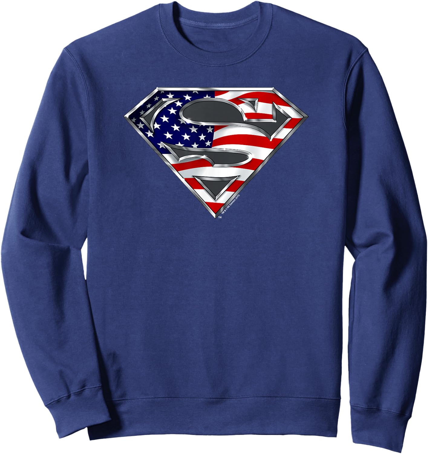 Superman All American Shield Sweatshirt - Sweatshirt | Navy