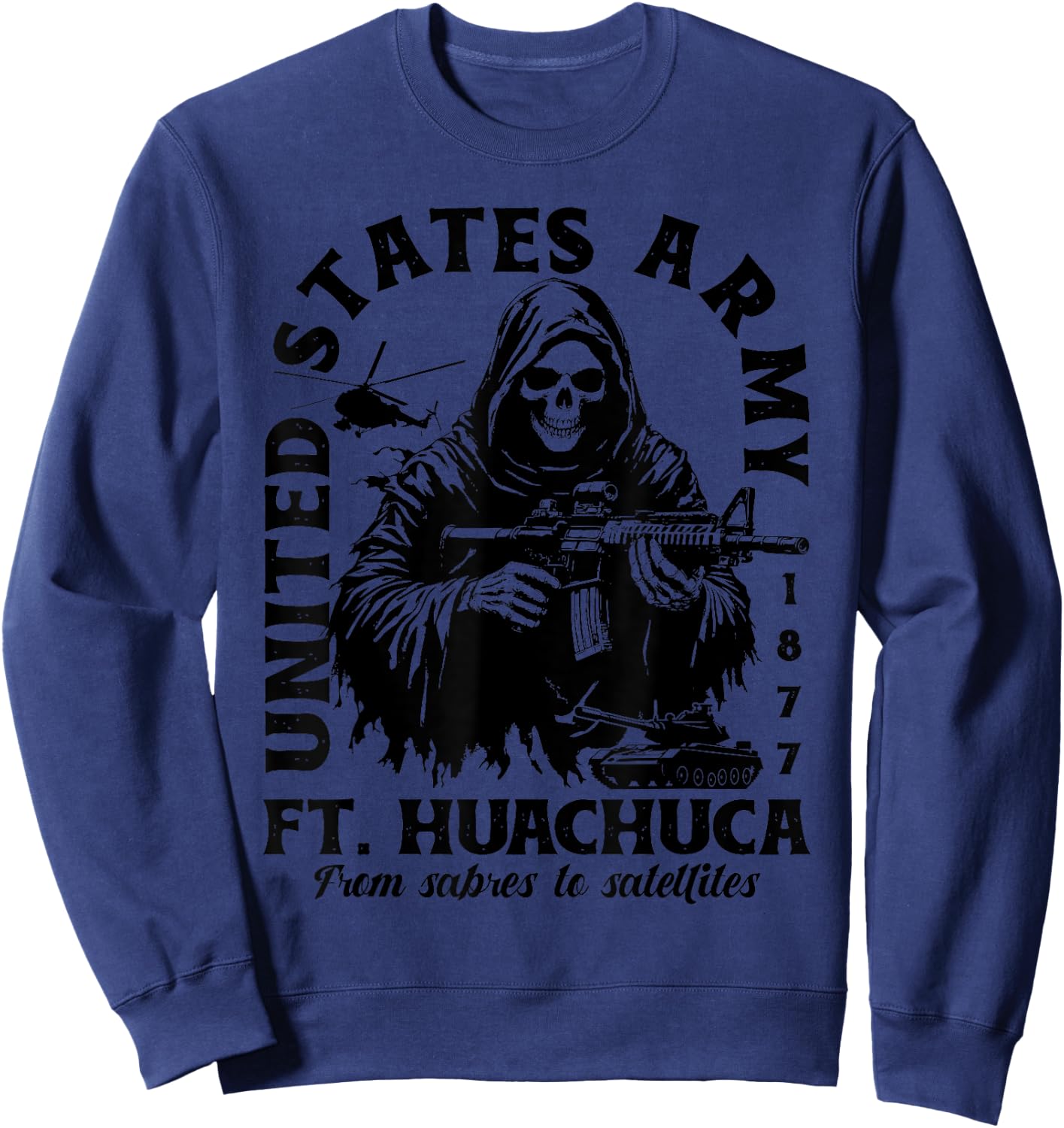 Fort Huachuca US Military Base Arizona AZ Ft Huachuca Gifts Sweatshirt - Sweatshirt | Navy