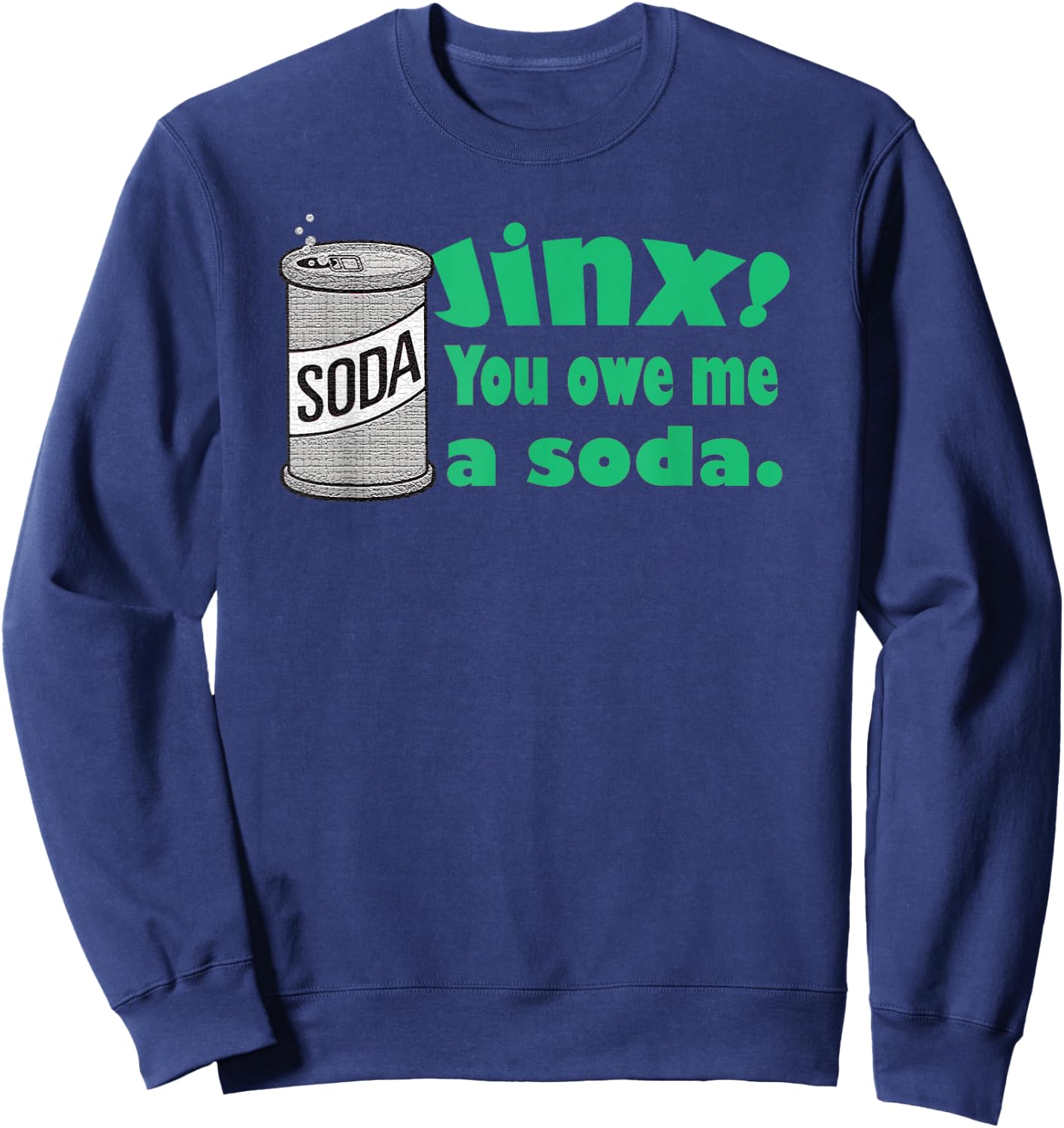 You Owe Me a Soda, 80s Children's Throwback Game Sweatshirt - Sweatshirt | Navy