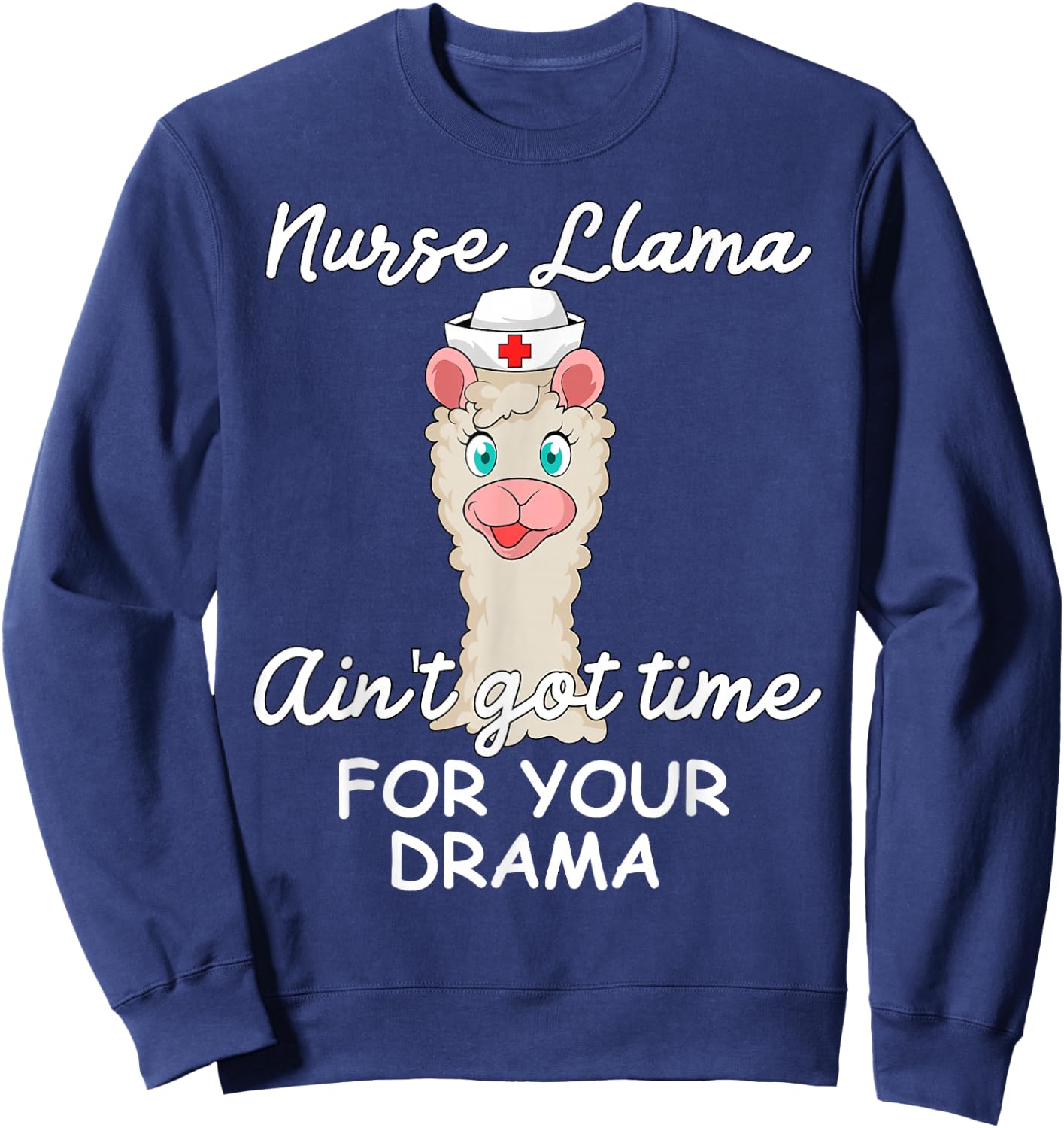 Nurse Costume – Nurse Sweatshirt - Sweatshirt | Navy