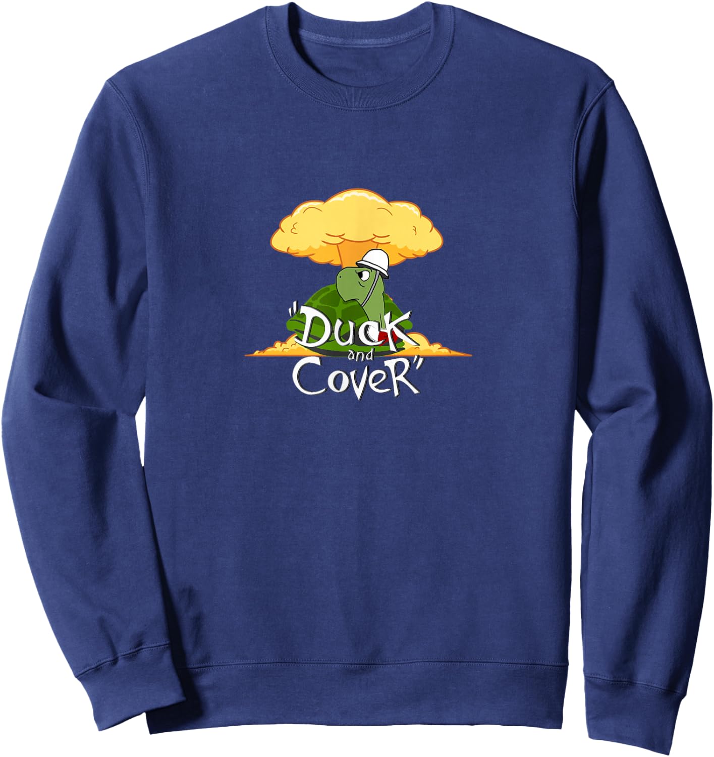 Bert the Turtle Duck and Cover Sweatshirt - Sweatshirt | Navy