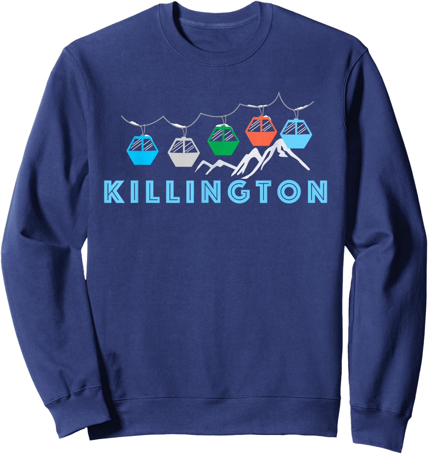 Killington Ski Mountain Gondola - Killington Sweatshirt - Sweatshirt | Navy