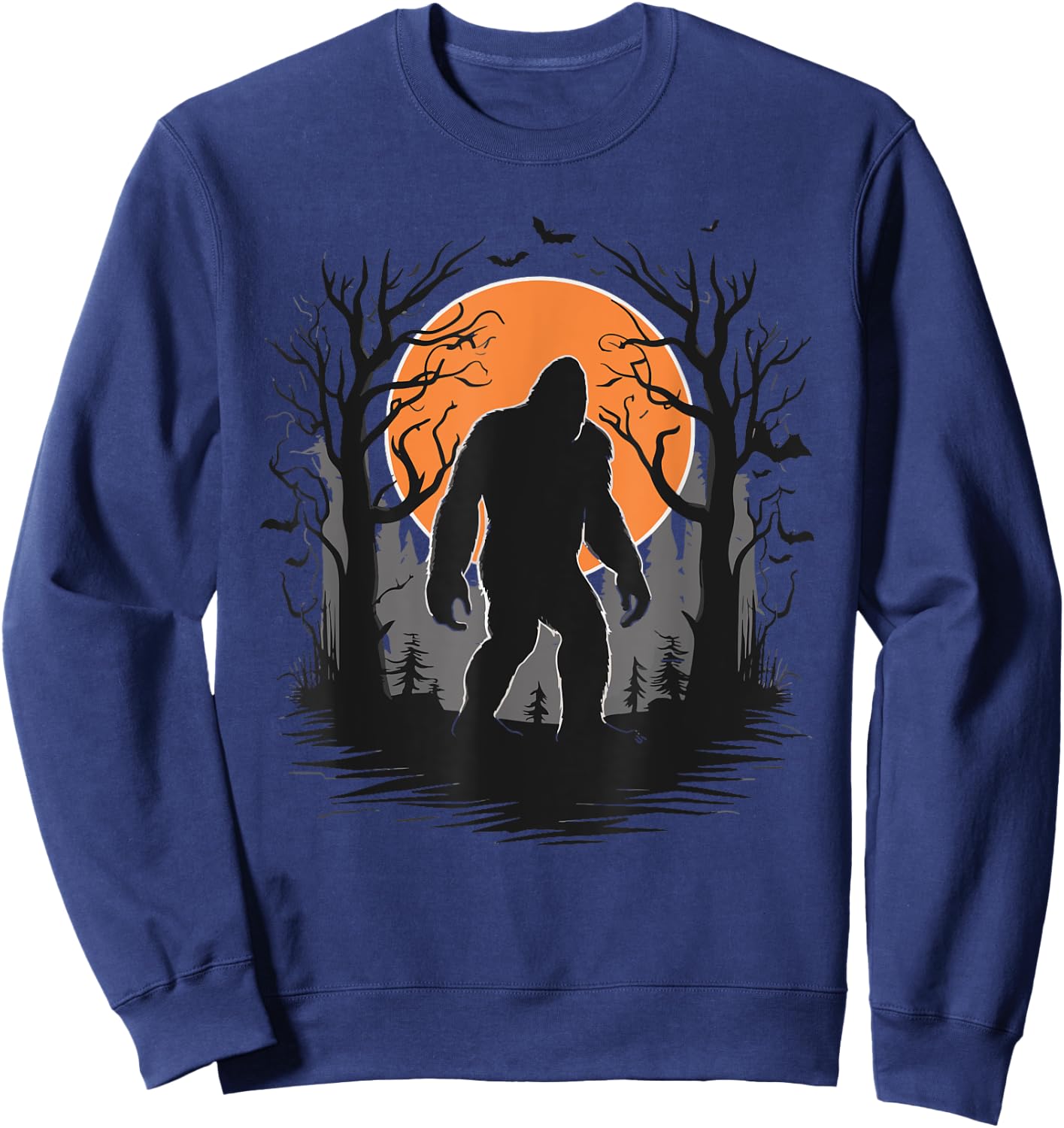 Bigfoot Halloween Sweatshirt - Sweatshirt | Navy