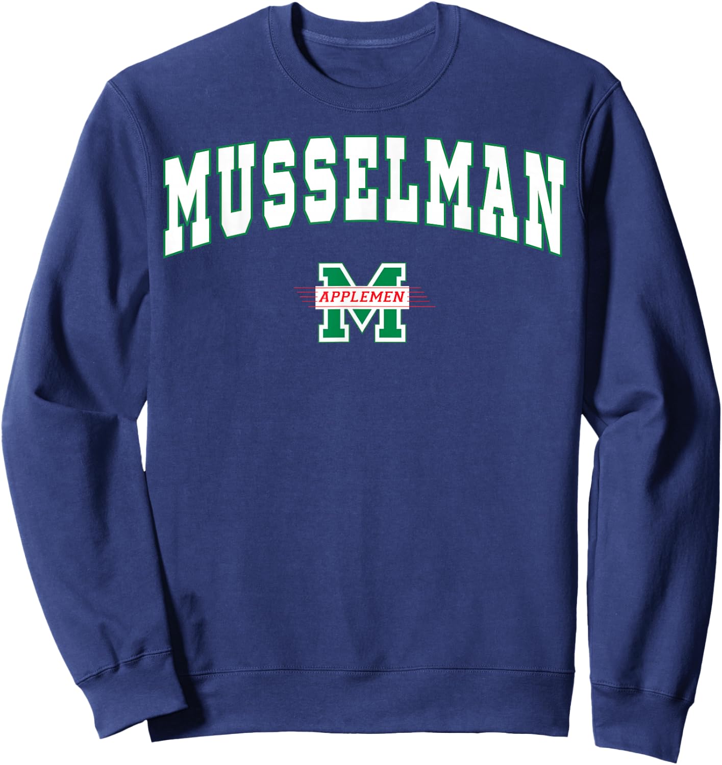Musselman High School Applemen C2 Sweatshirt - Sweatshirt | Navy