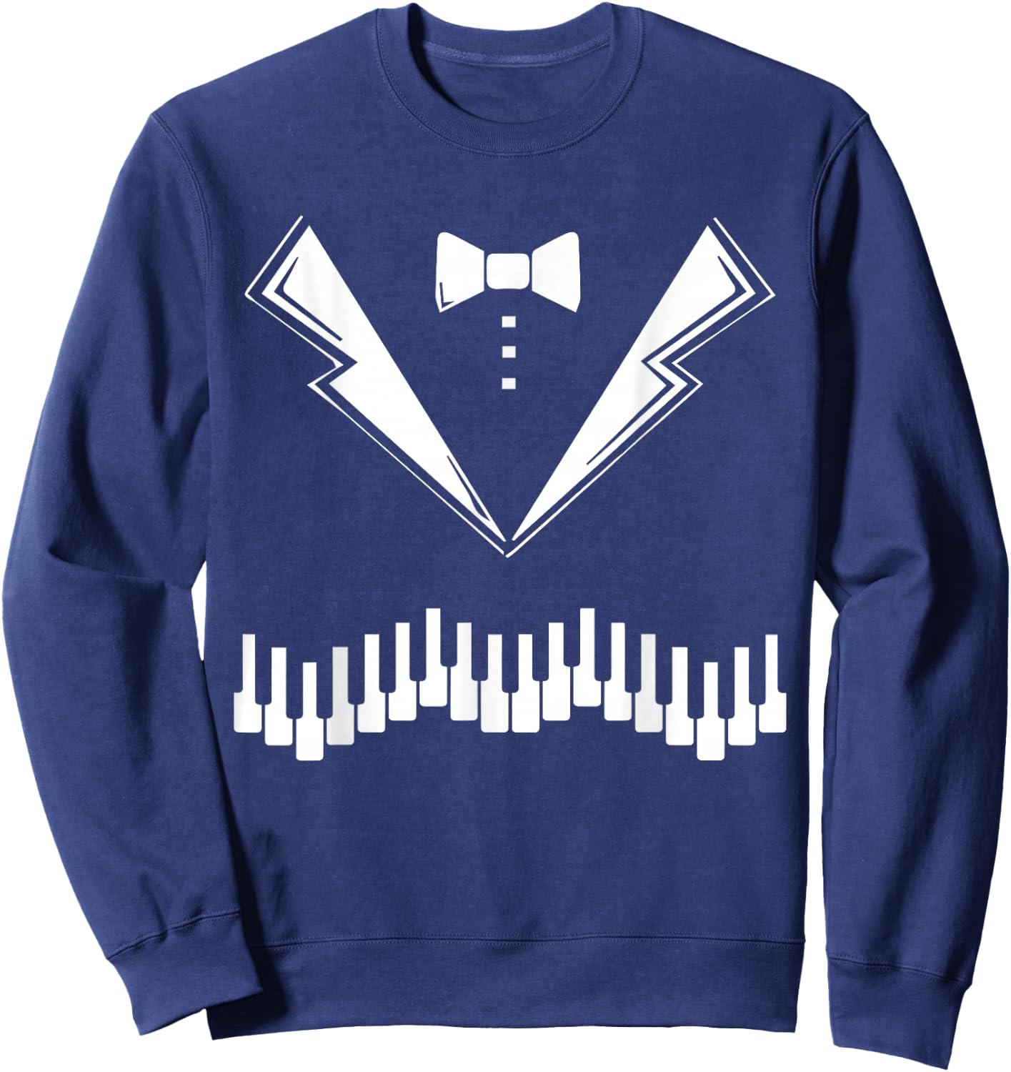 Funny Costume Keyboard Piano Player For The Concert Pianist Sweatshirt - Sweatshirt | Navy