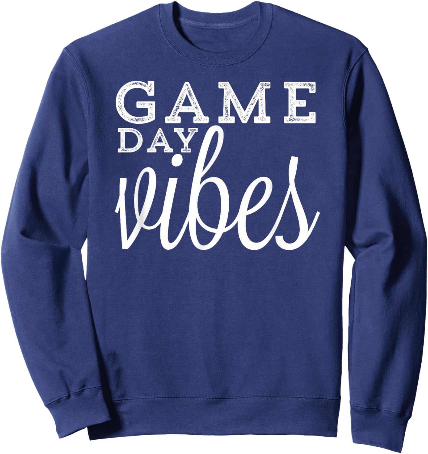 Game day, sports, fall, hay ride, Friday night lights. Sweatshirt - Sweatshirt | Navy