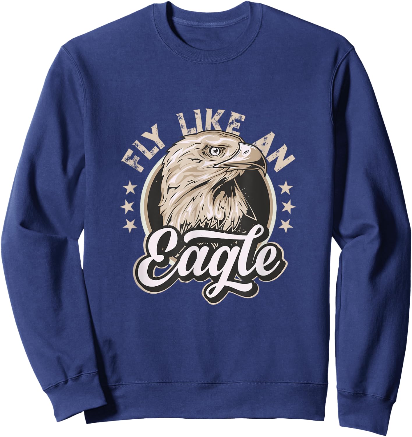 Mikels World Fly Like An Eagle - the American Way of Life Sweatshirt - Sweatshirt | Navy