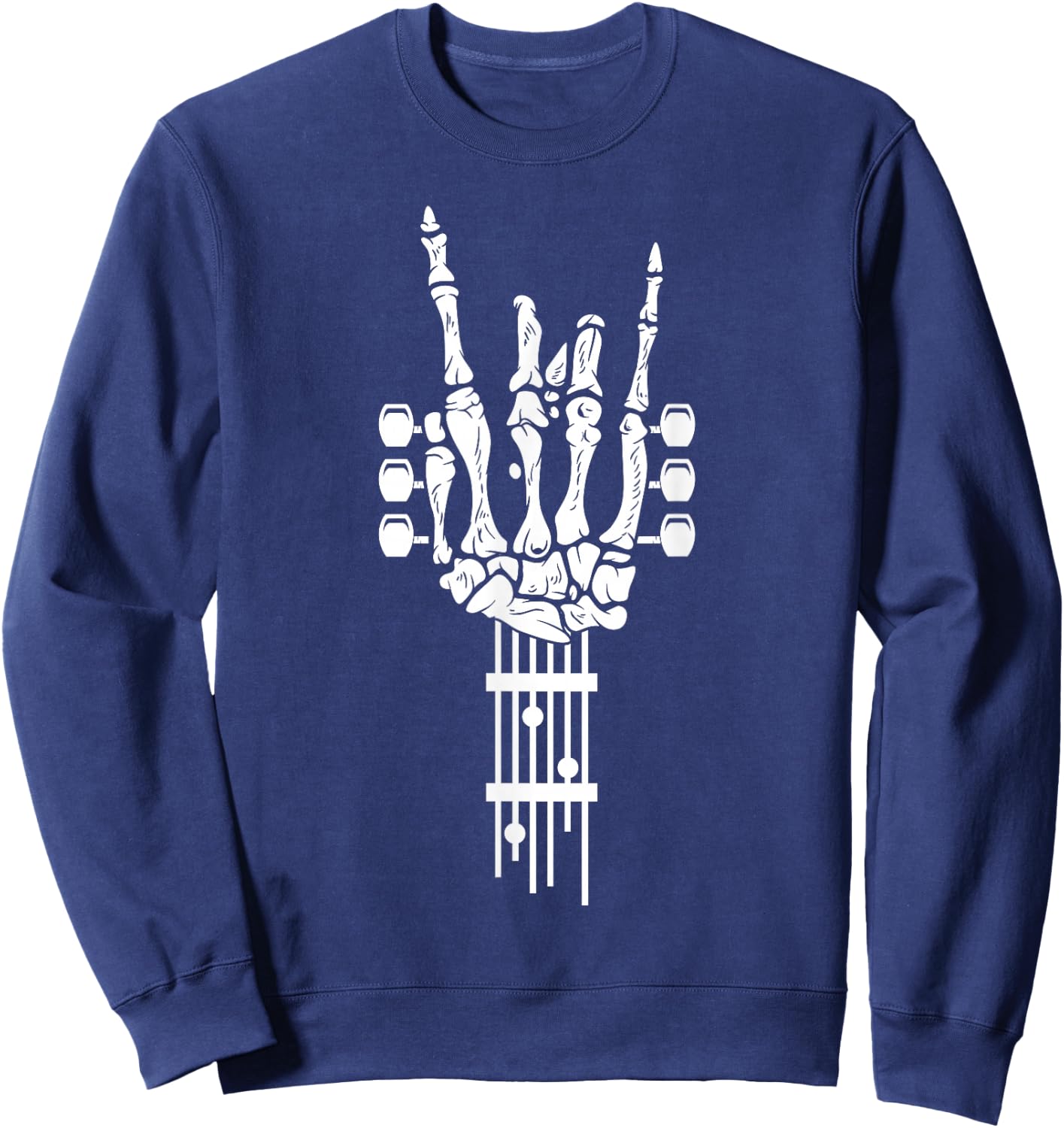 Rock and Roll Punk Rock Band Concert Guitar Accessories Gift Sweatshirt - Sweatshirt | Navy