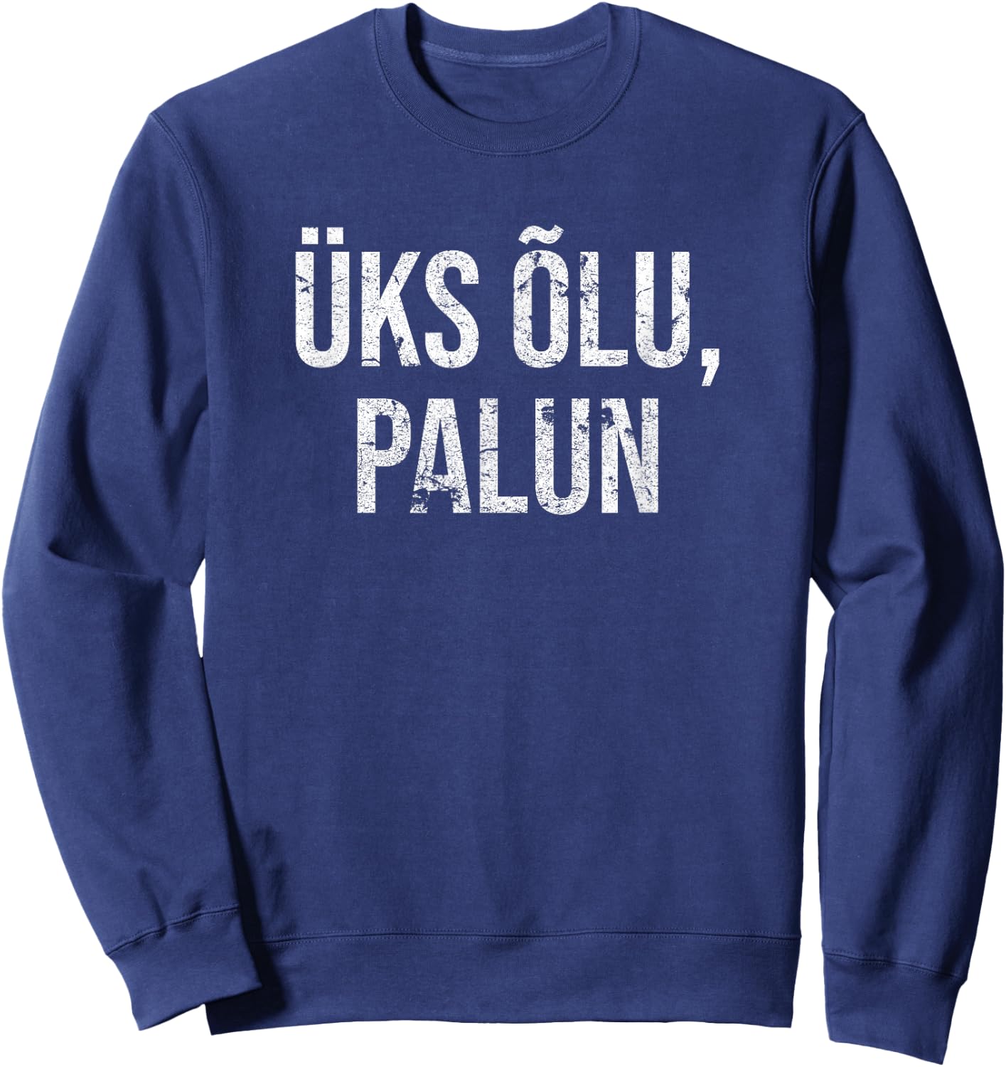 Estonian One Beer Please Sweatshirt - Sweatshirt | Navy