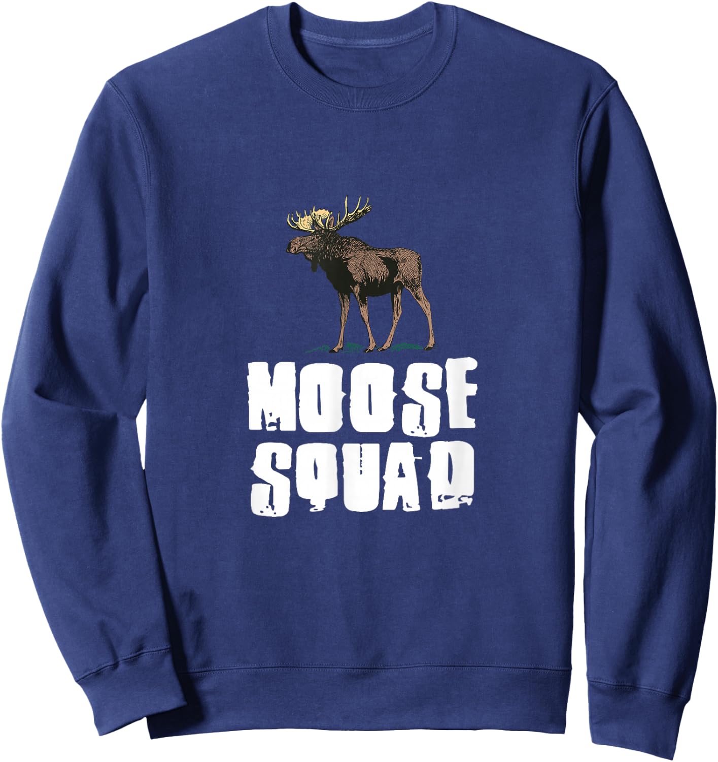 MOOSE Squad Cool Hunting MOOSE Sweatshirt - Sweatshirt | Navy