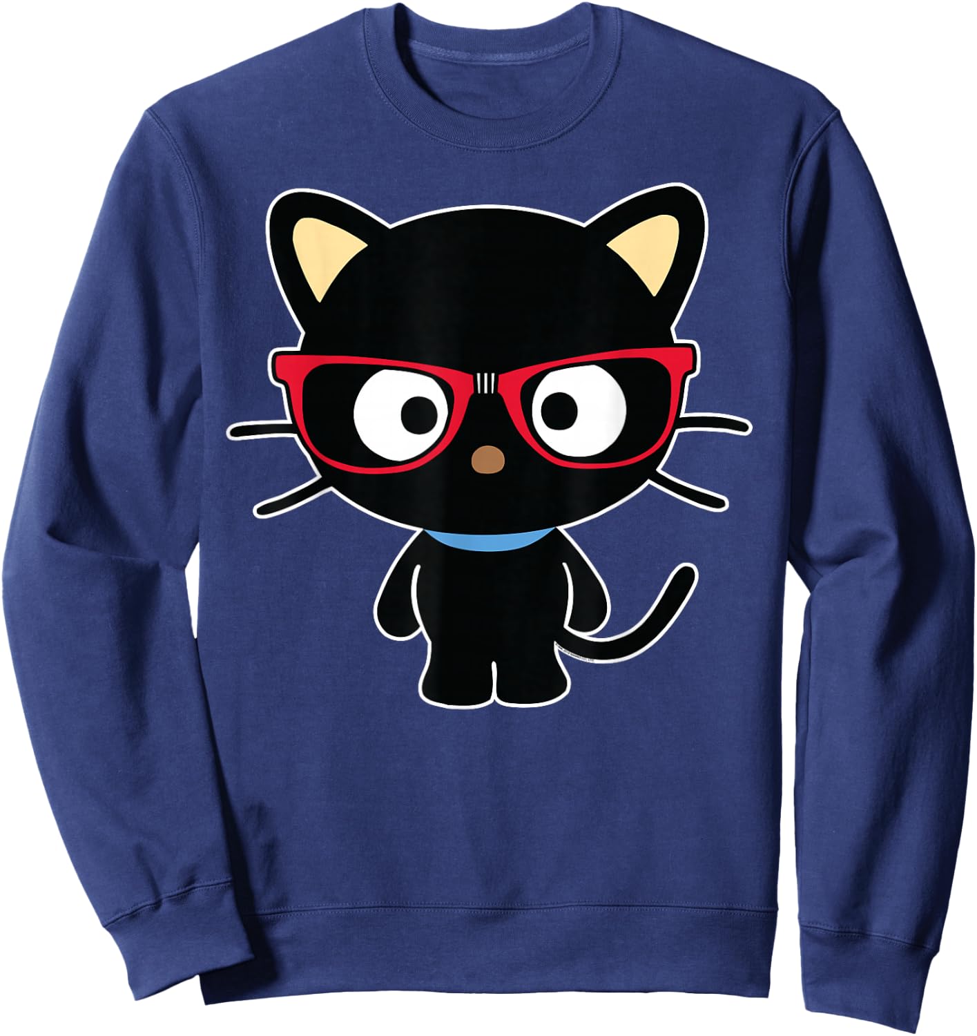 Chococat Nerd Glasses Sweatshirt - Sweatshirt | Navy