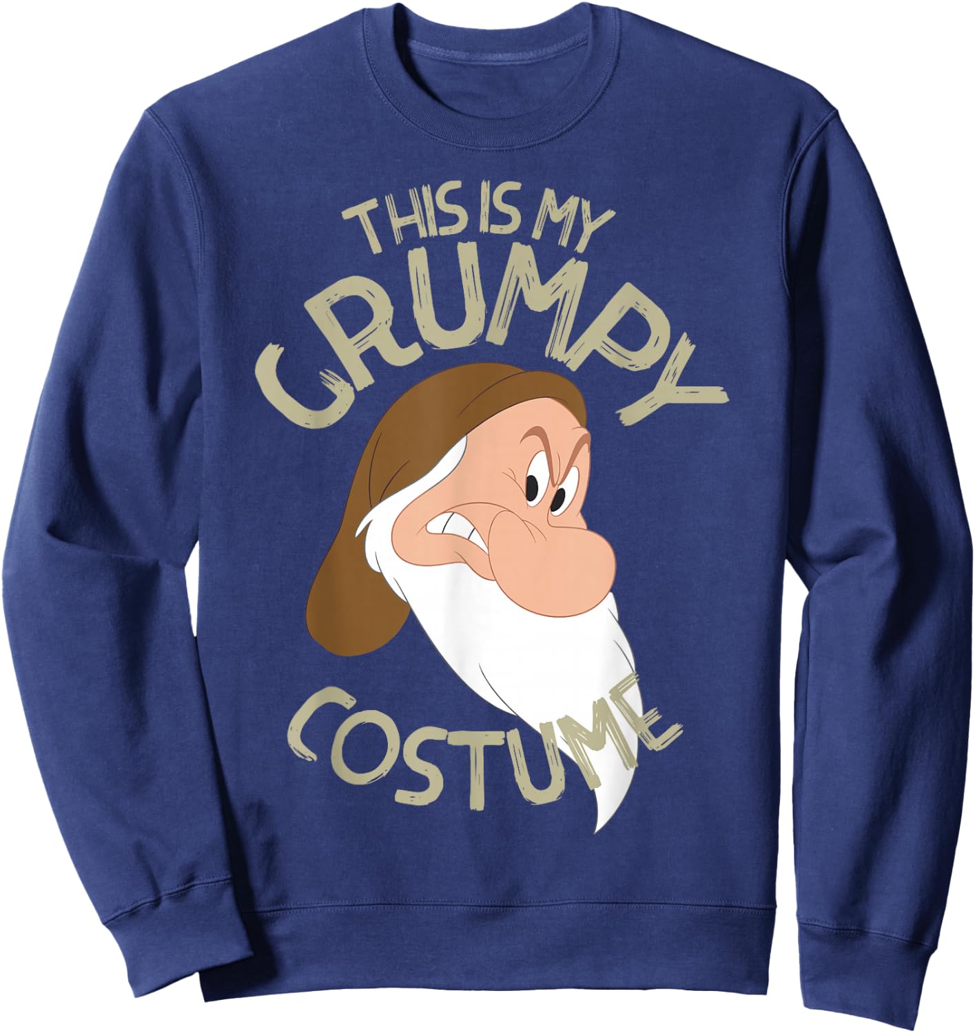 Disney Snow White This is My Grumpy Costume Halloween Small Sweatshirt - Sweatshirt | Navy