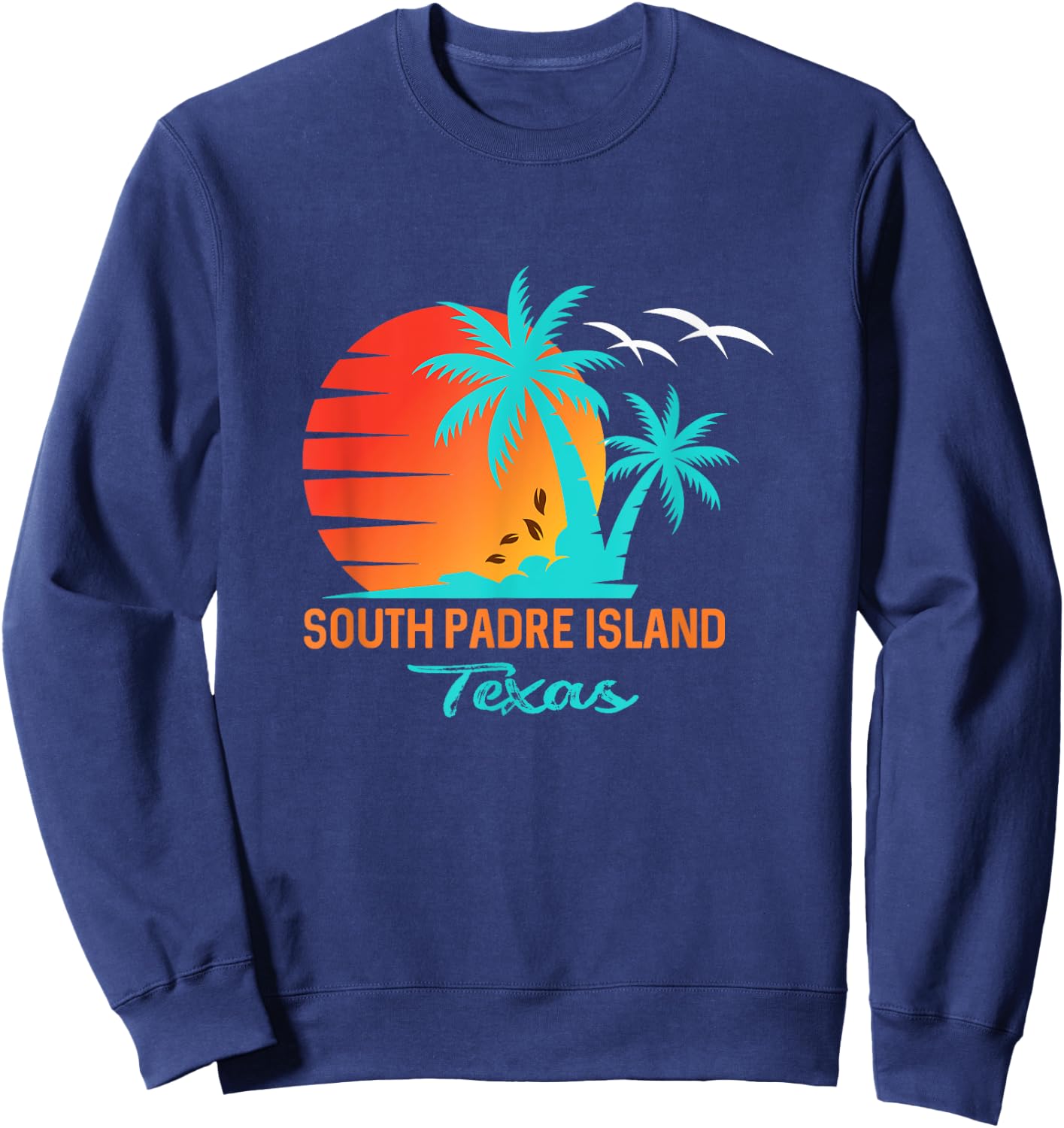 South Padre Island Beach Men Women Kids Sweatshirt - Sweatshirt | Navy