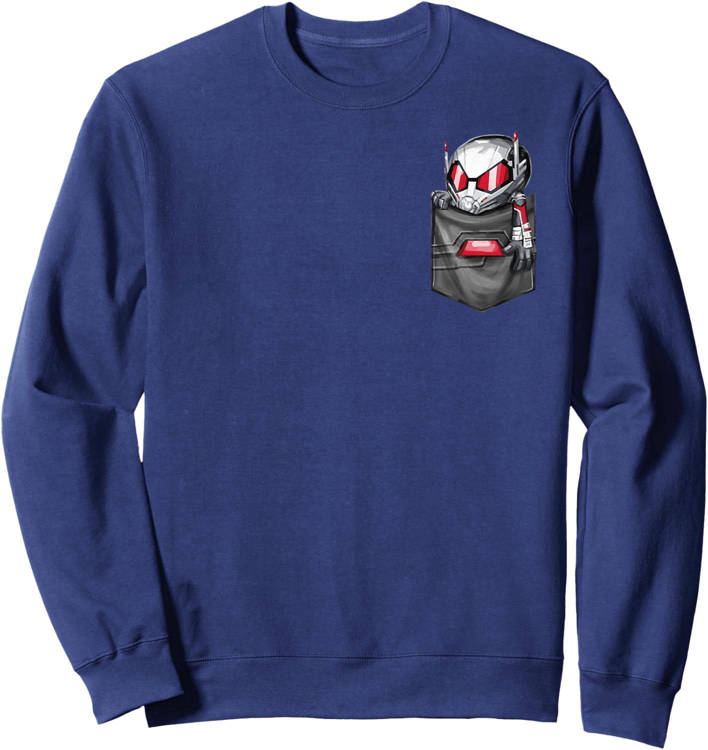 Marvel Ant Man Left Chest Pocket Graphic Sweatshirt - Sweatshirt | Navy