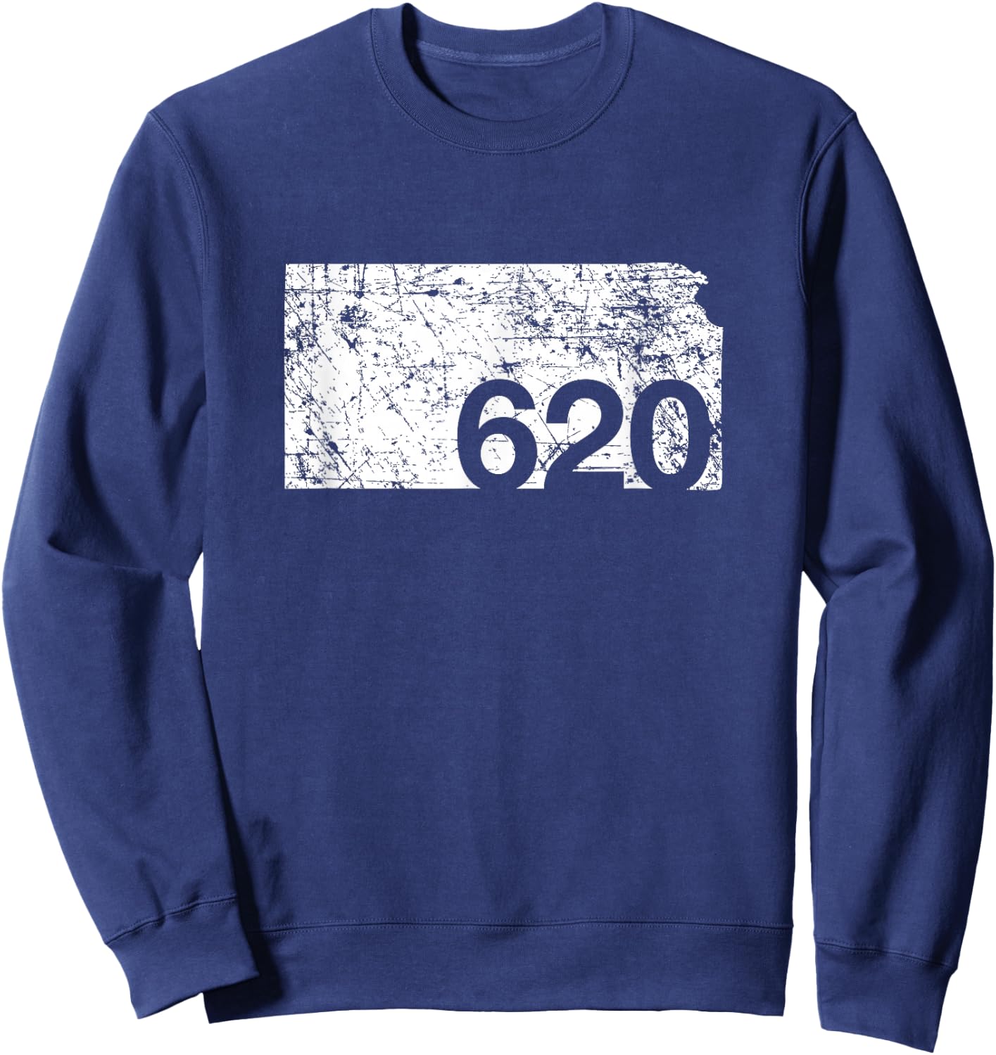 Pittsburg Dodge City Hutchinson Area Code 620 Shirt, Kansas Sweatshirt - Sweatshirt | Navy