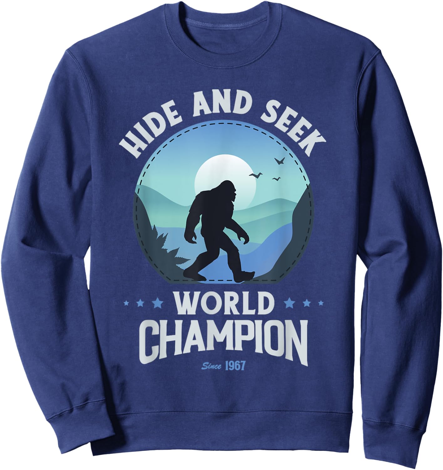 Bigfoot Hide and Seek Bigfoot Hide and Seek Champion Sweatshirt - Sweatshirt | Navy
