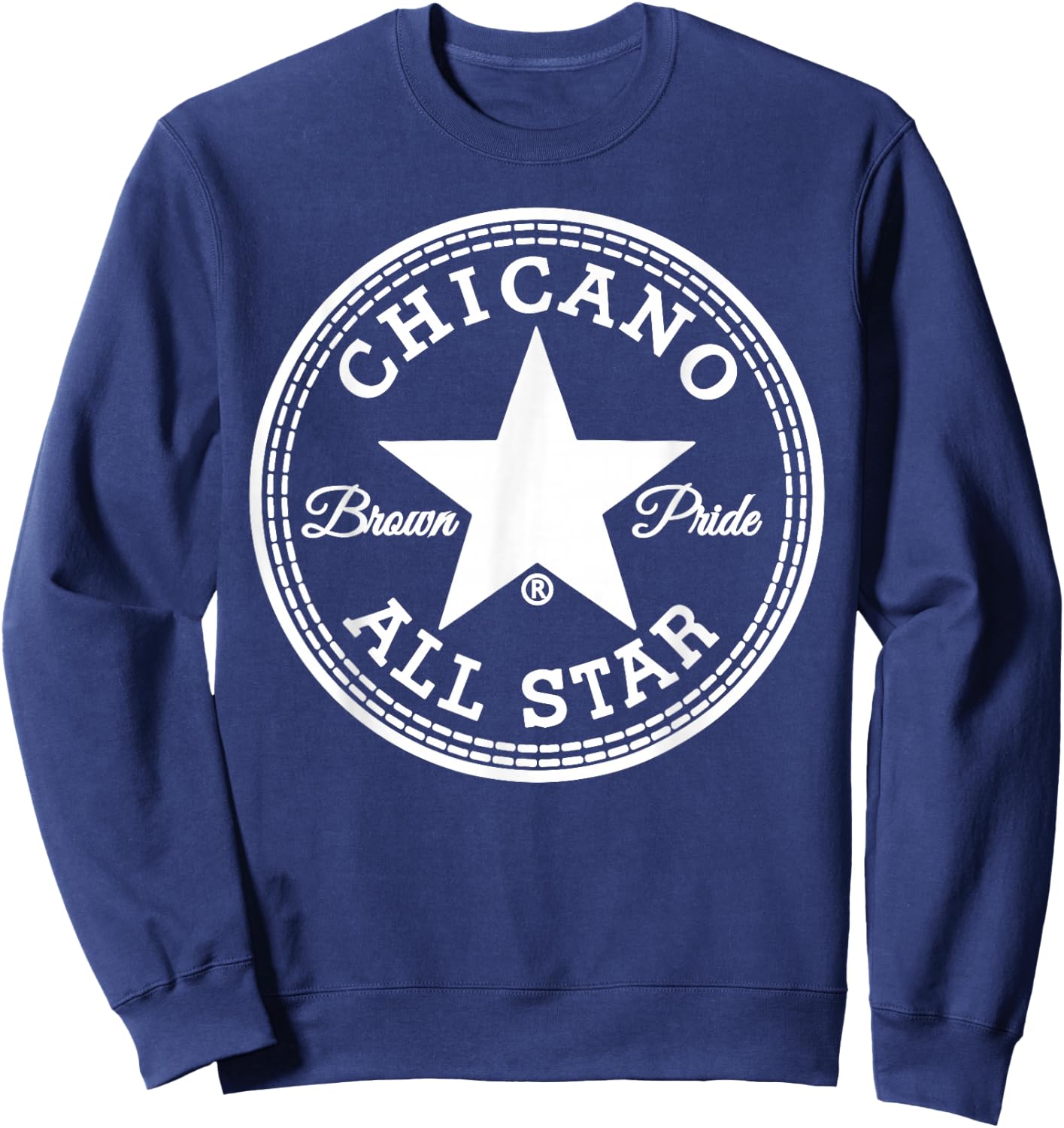 Chicano Brown T Shirt Sweatshirt - Sweatshirt | Navy