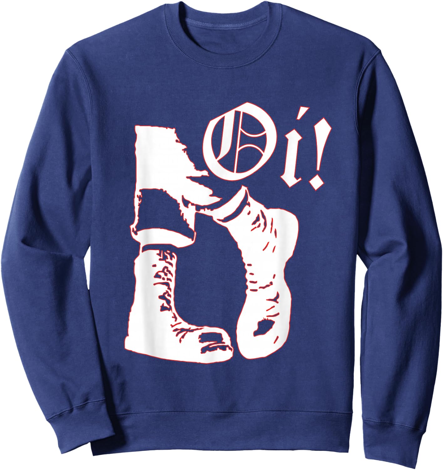 Oi Skinheads Music Skinhead Boots Sweatshirt - Sweatshirt | Navy