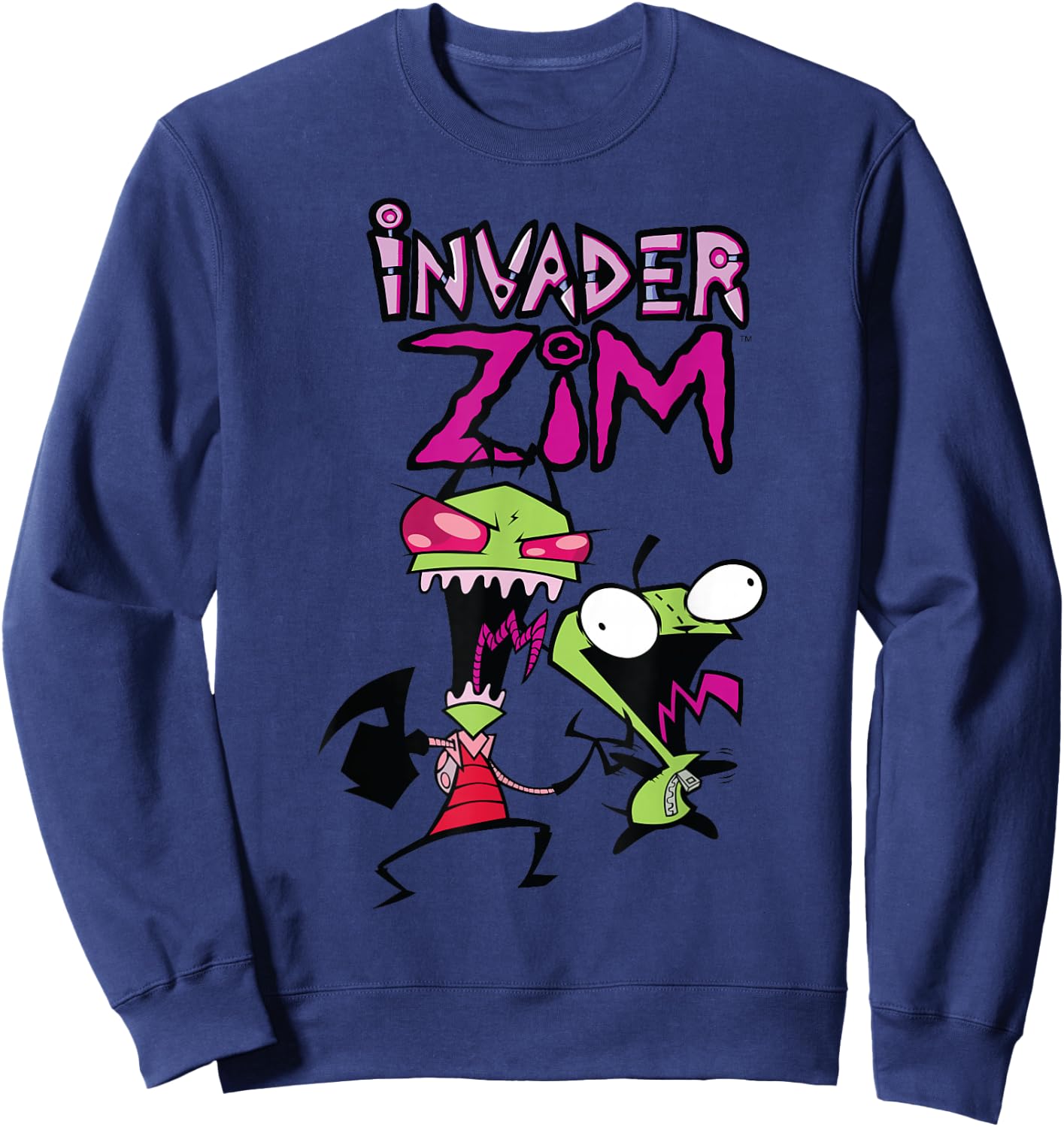 Nickelodeon Invader Zim and Gir Sweatshirt - Sweatshirt | Navy