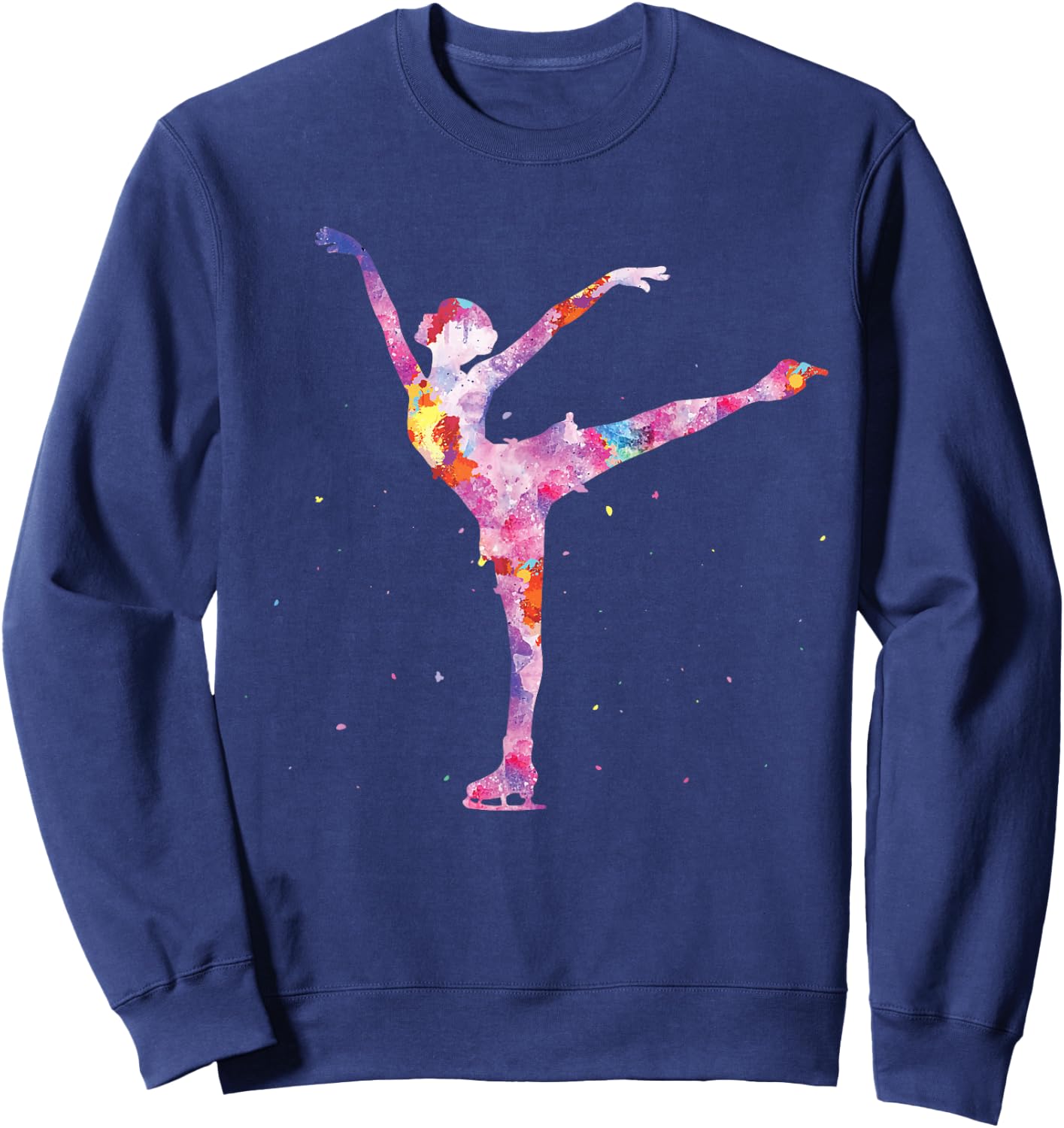 Beautiful Figure Skating Gift - ice Skating Sweatshirt - Sweatshirt | Navy