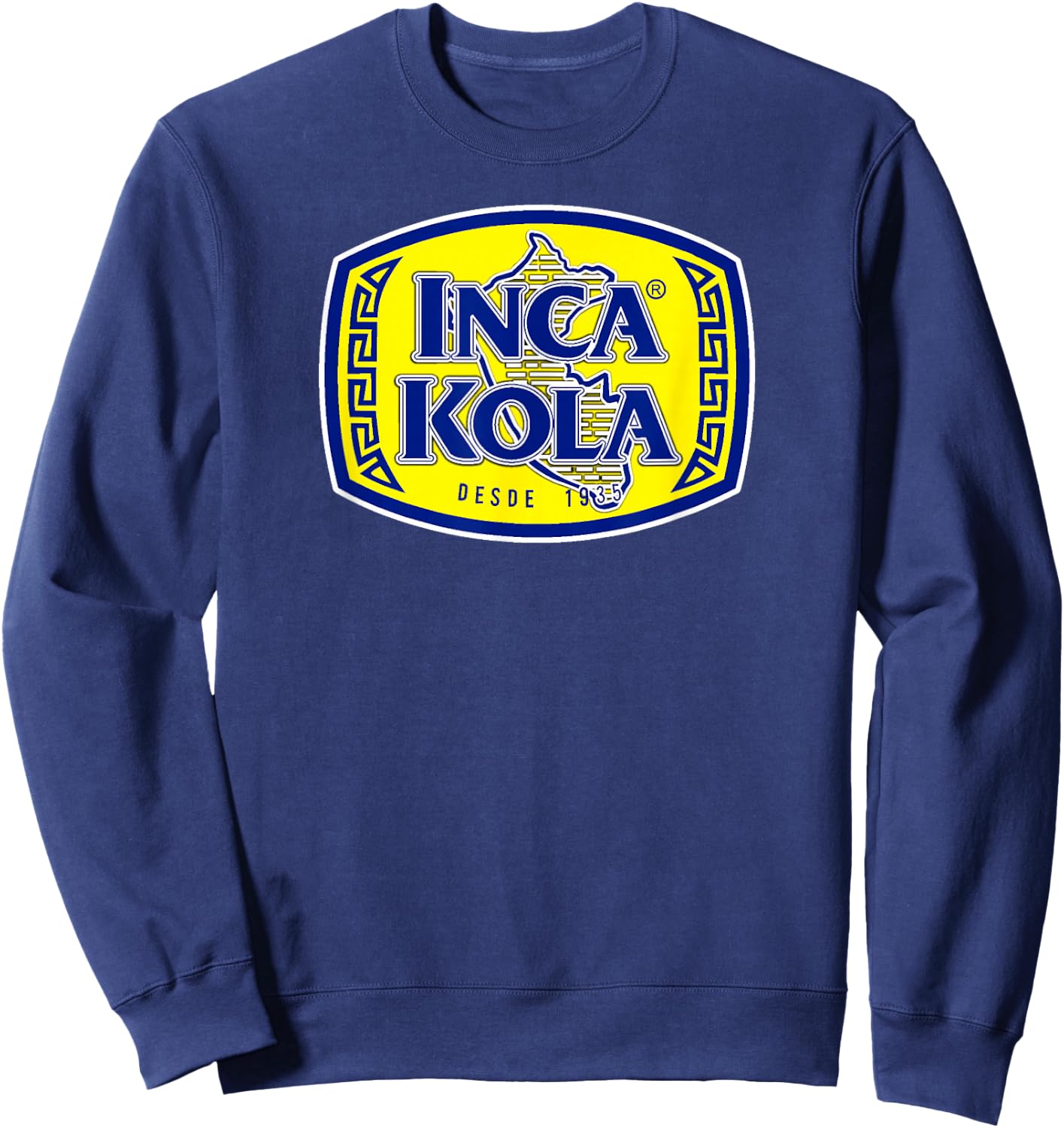 Inca Kola Soda Shirt Golden Kola Bubblegum Cream Soda Peru Sweatshirt - Sweatshirt | Navy