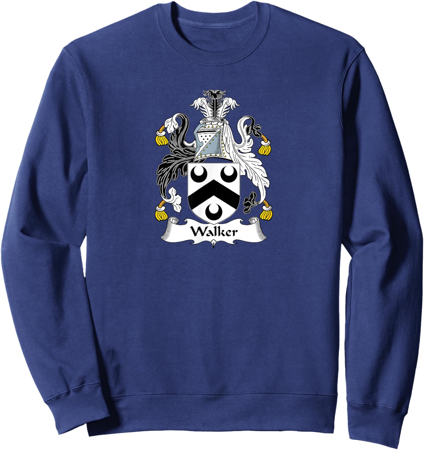 Walker Coat of Arms - Family Crest Shirt Sweatshirt - Sweatshirt | Navy