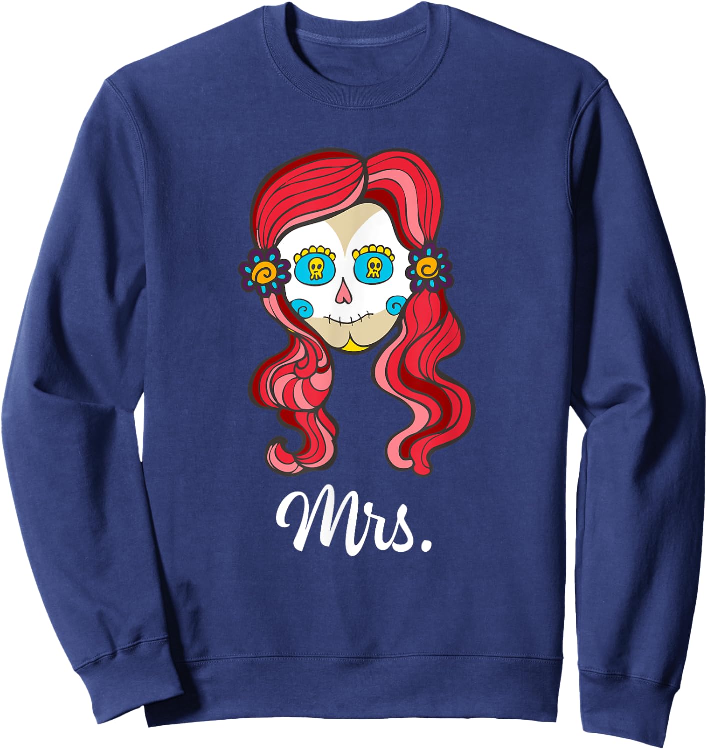 Matching Zombie Gifts for Couples Halloween Zombie costume Sweatshirt - Sweatshirt | Navy