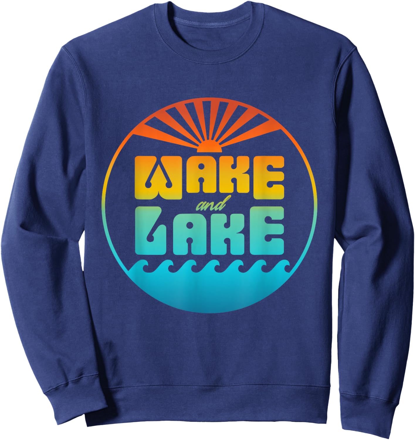 Wake and Lake Sweatshirt - Sweatshirt | Navy
