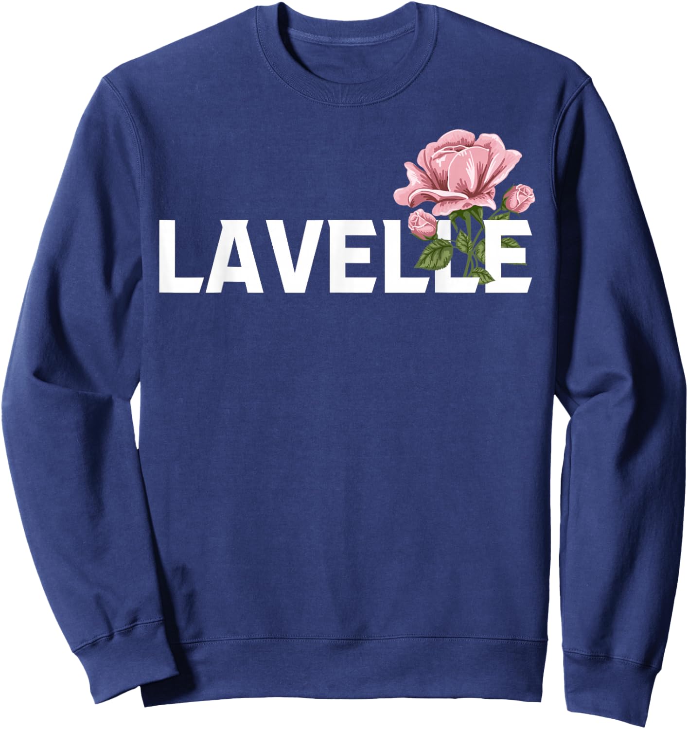 Lavelle and Rose Flower Sweatshirt - Sweatshirt | Navy