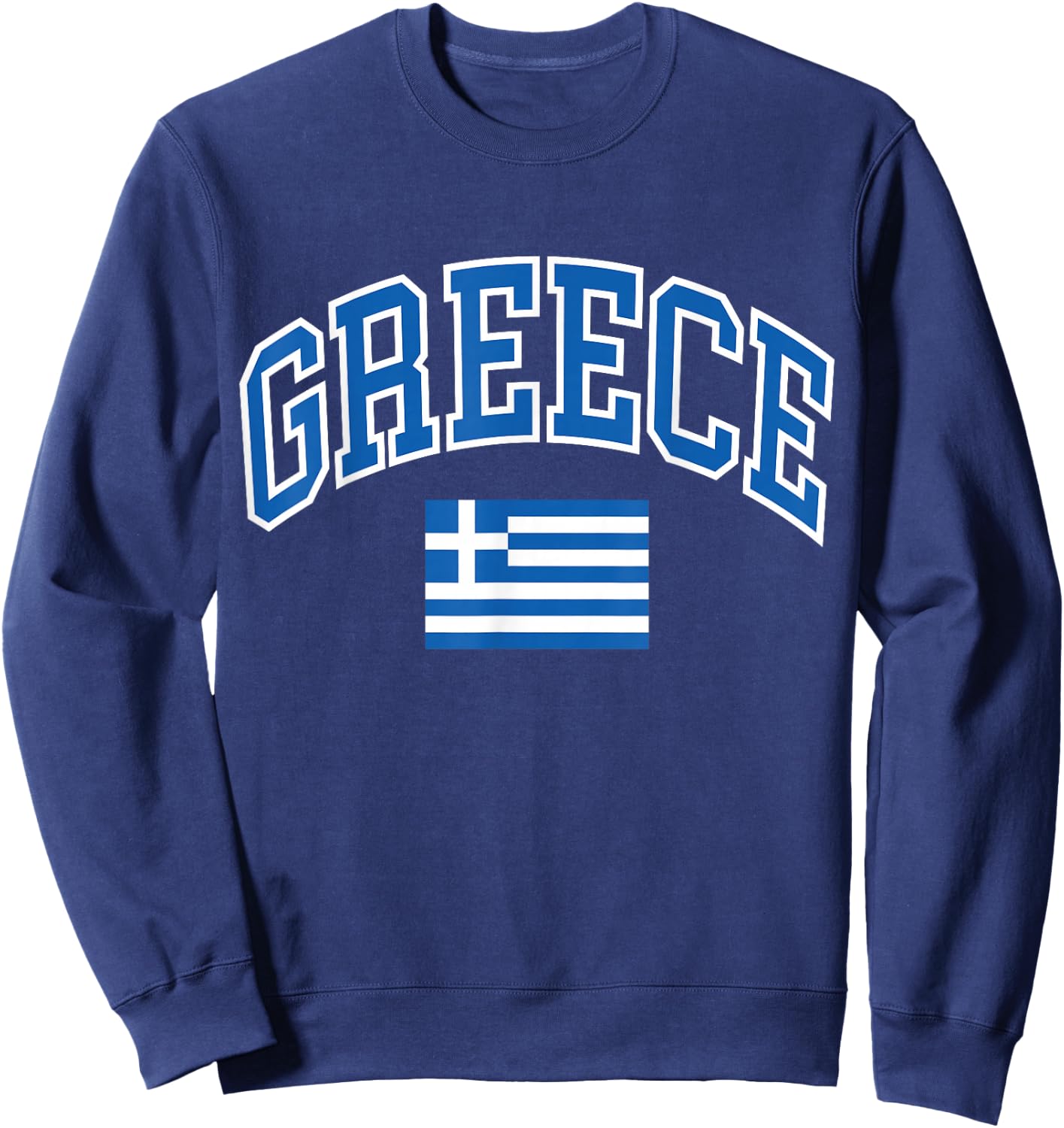 Greece Greek Flag Sweatshirt - Sweatshirt | Navy