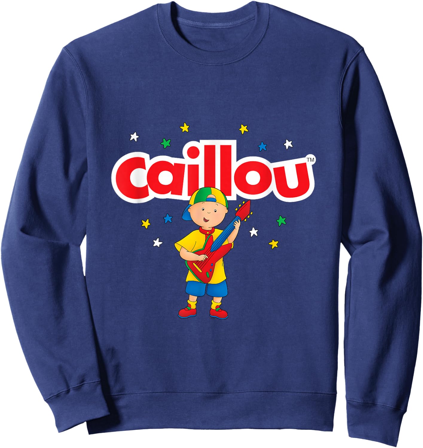 Caillou Plays Guitar Sweatshirt - Sweatshirt | Navy