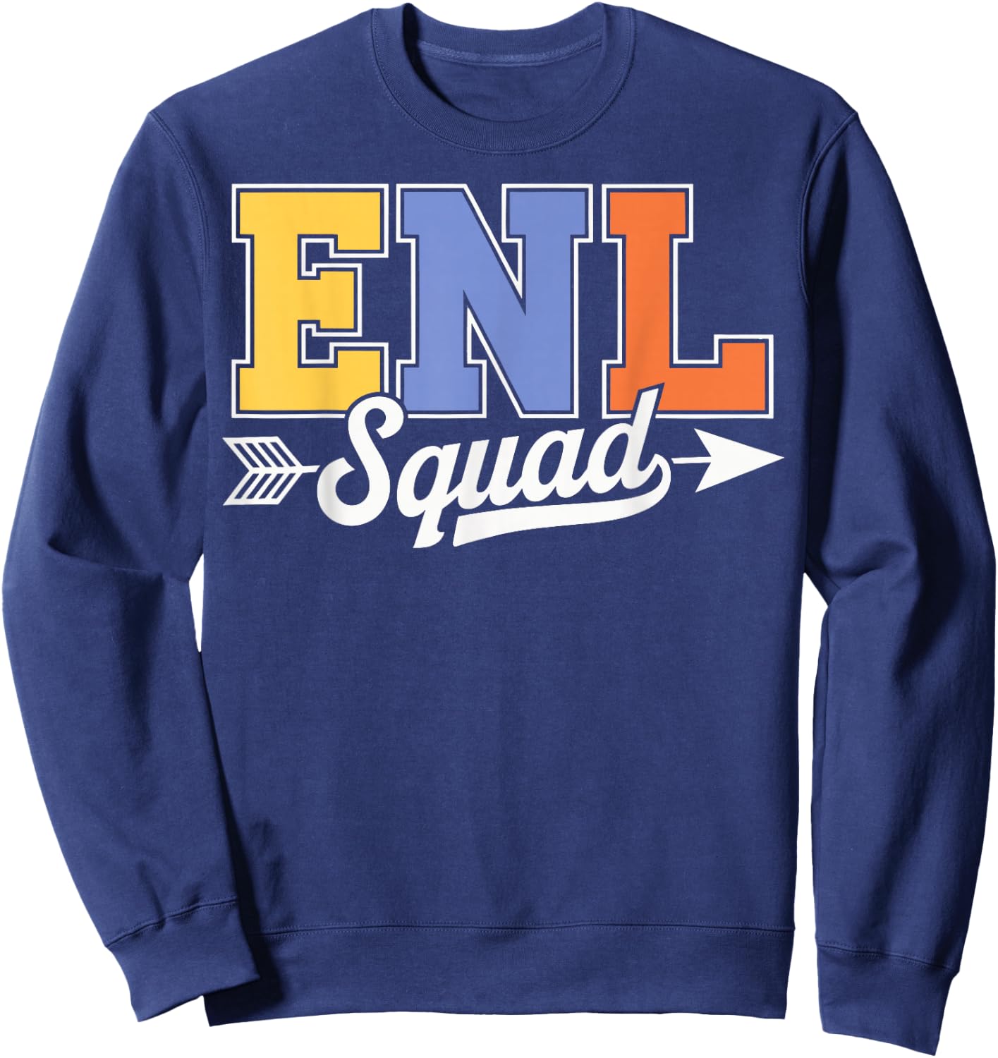 Enl Squad English New Language Sweatshirt - Sweatshirt | Navy