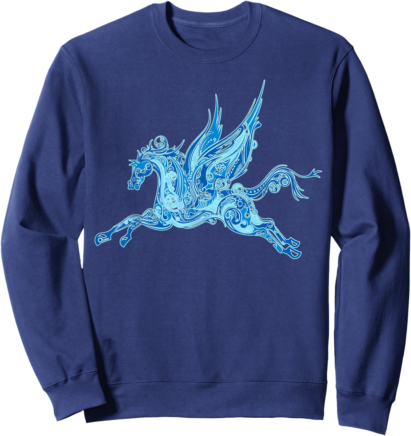 Winged Horse - Pegasus Greek Mythology Sweatshirt - Sweatshirt | Navy