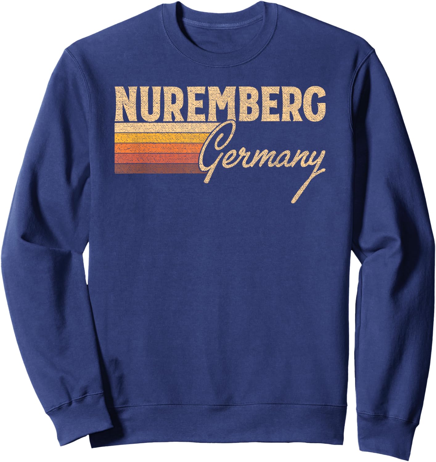 Vintage Nuremberg Germany Sweatshirt - Sweatshirt | Navy