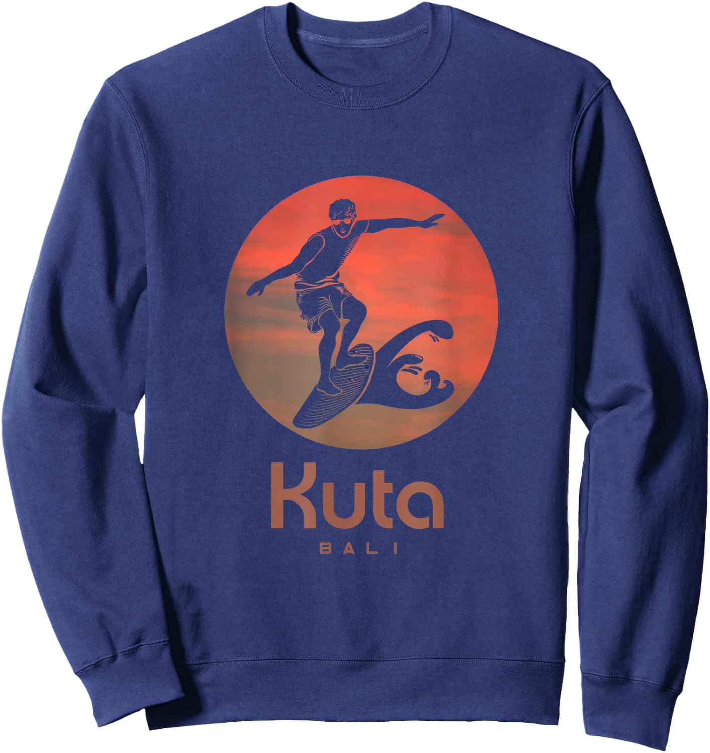 Bali Windsurfing Surfing Surfers Surf Kuta Sweatshirt - Sweatshirt | Navy