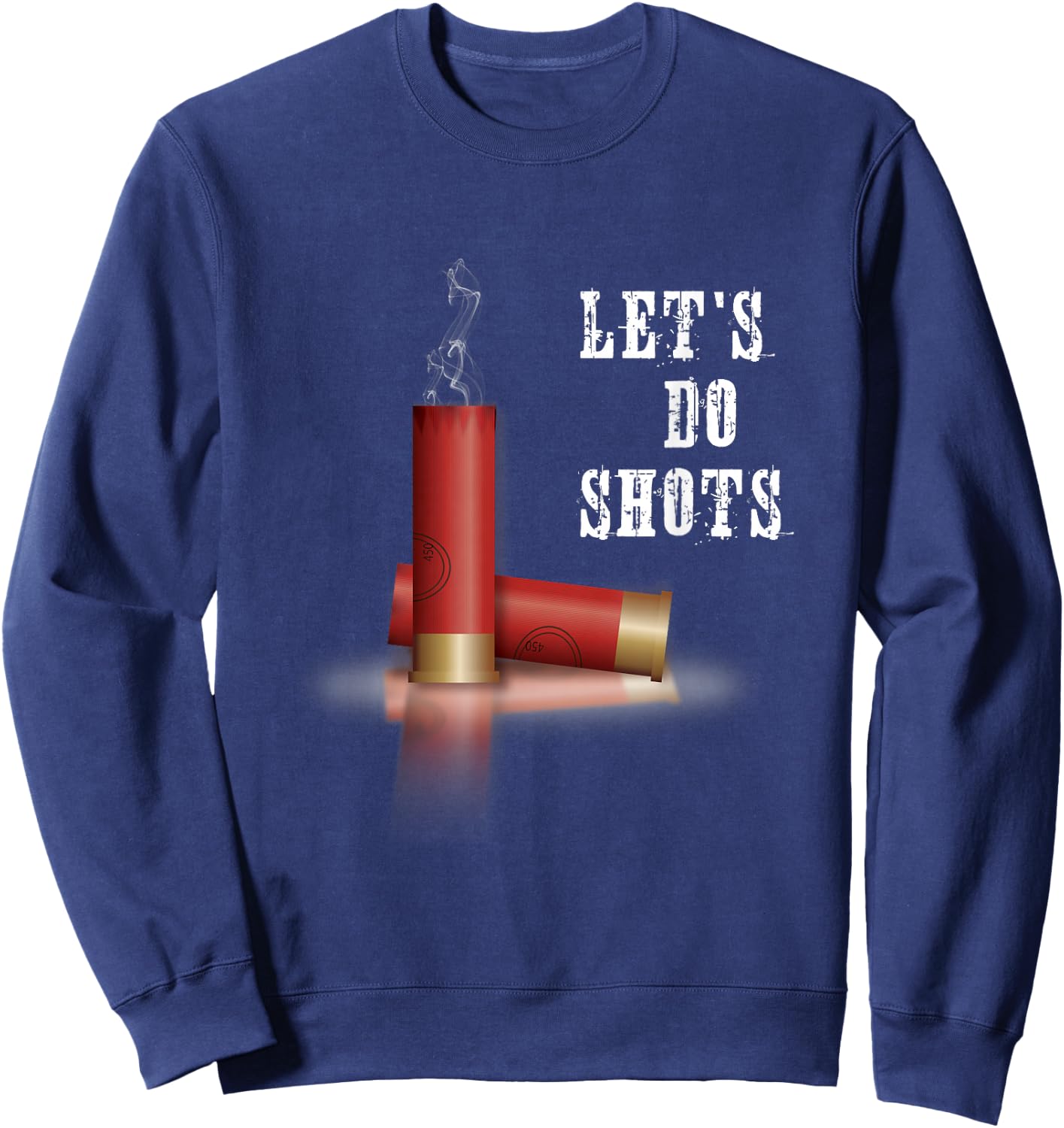 Shotgun-Let's Do Shots Sweatshirt - Sweatshirt | Navy