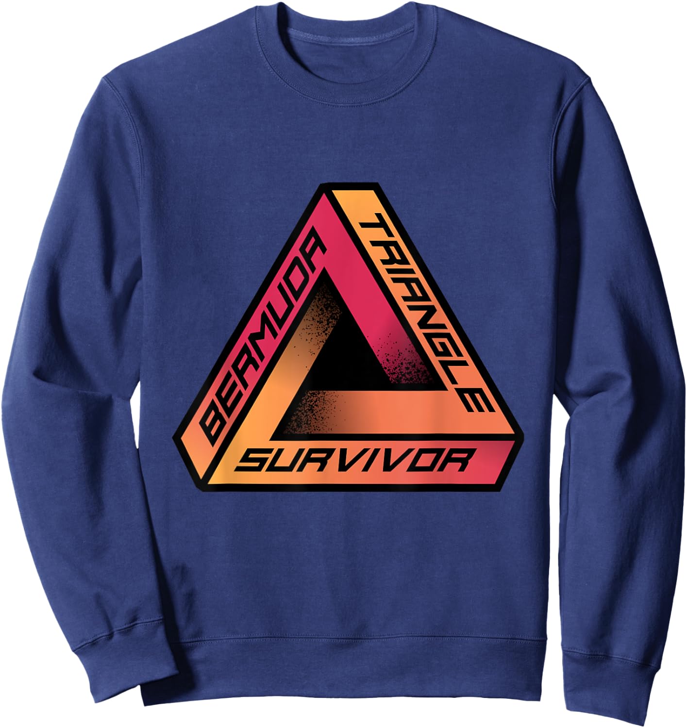 Bermuda Triangle Survivor | Mystery Conspiracy Theorist Sweatshirt - Sweatshirt | Navy
