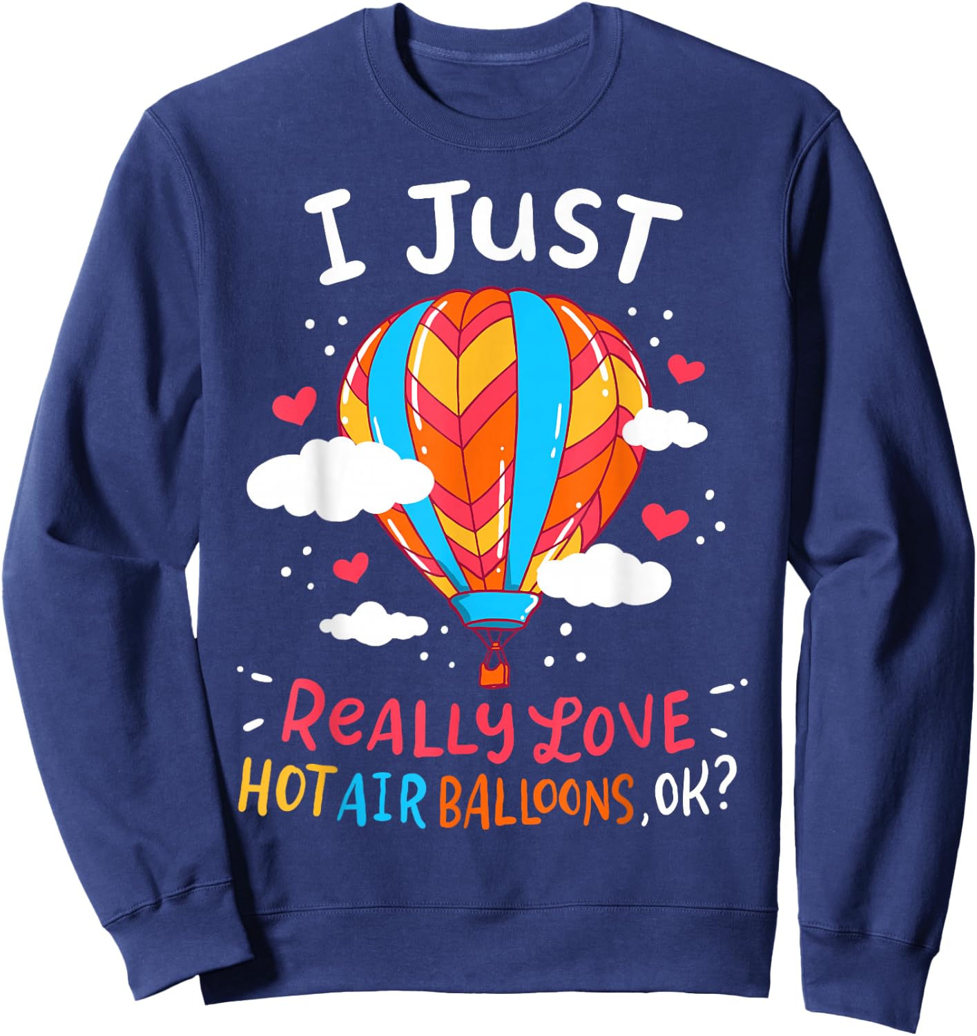 Hot Air Balloon Sweatshirt - Sweatshirt | Navy
