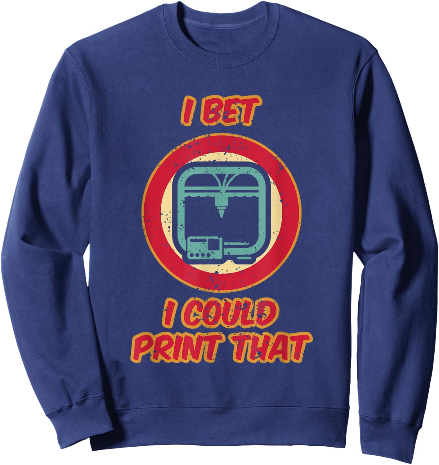 3D-Printing Icon G28 CNC Maker 3D-Scan 3D-Printer Sweatshirt - Sweatshirt | Navy