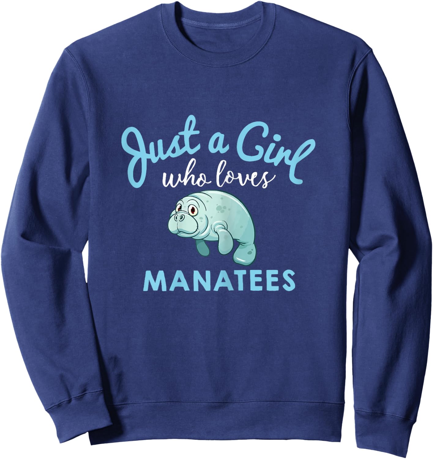 Manatee & Girls Sweatshirt - Sweatshirt | Navy